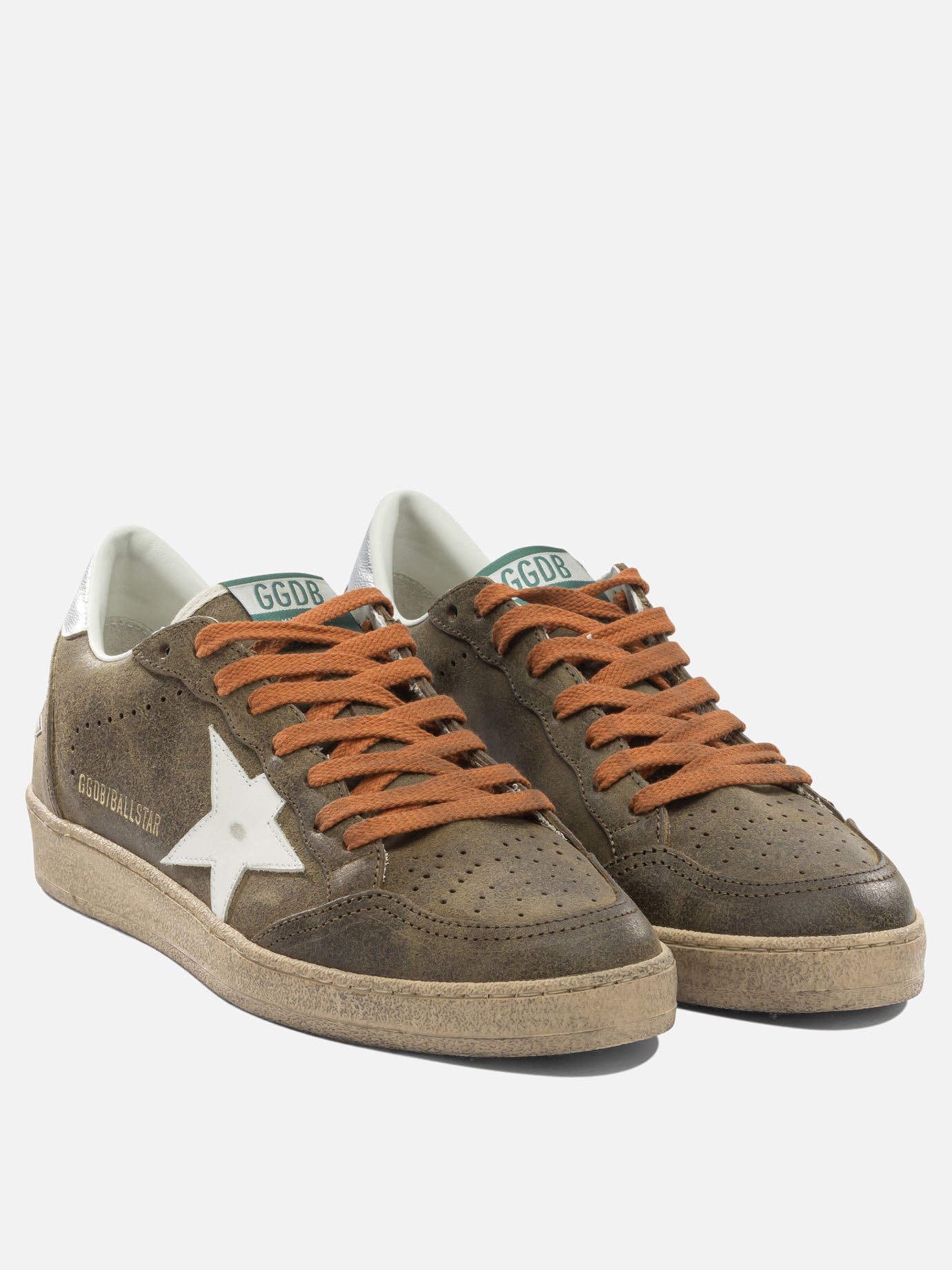 Low top sneakers 96% cow leather 4% goat leather - 100% rubber  Brown - Golden Goose Men | PDP | VIETTI Online Store | Zoom-Modal_2
