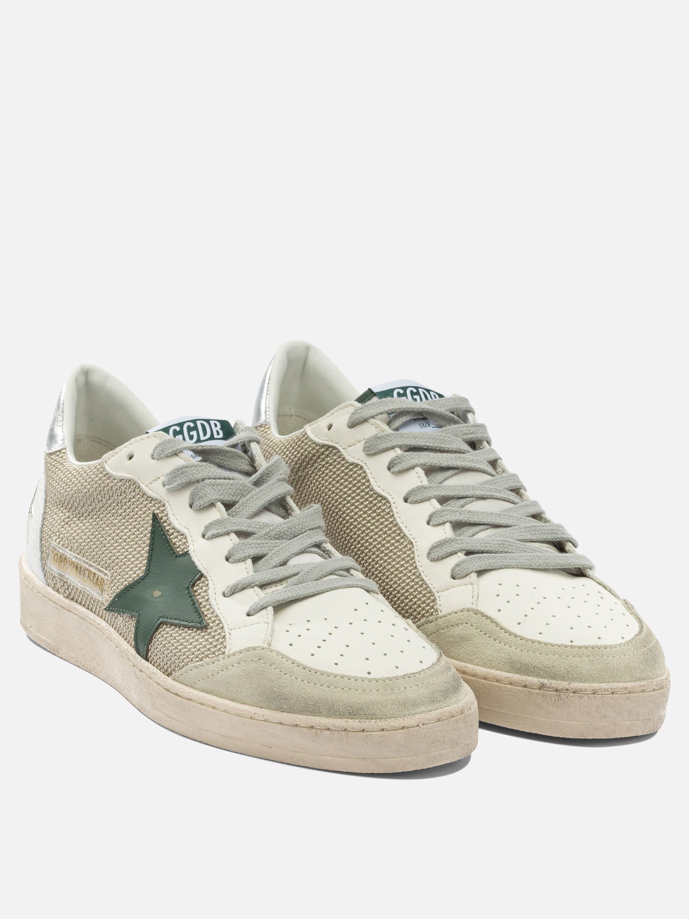 Low top sneakers 50% polyester 42% cow leather 8% polyamide - 100% rubber  White - Golden Goose Men | PDP | VIETTI Online Store | thumbnail_2