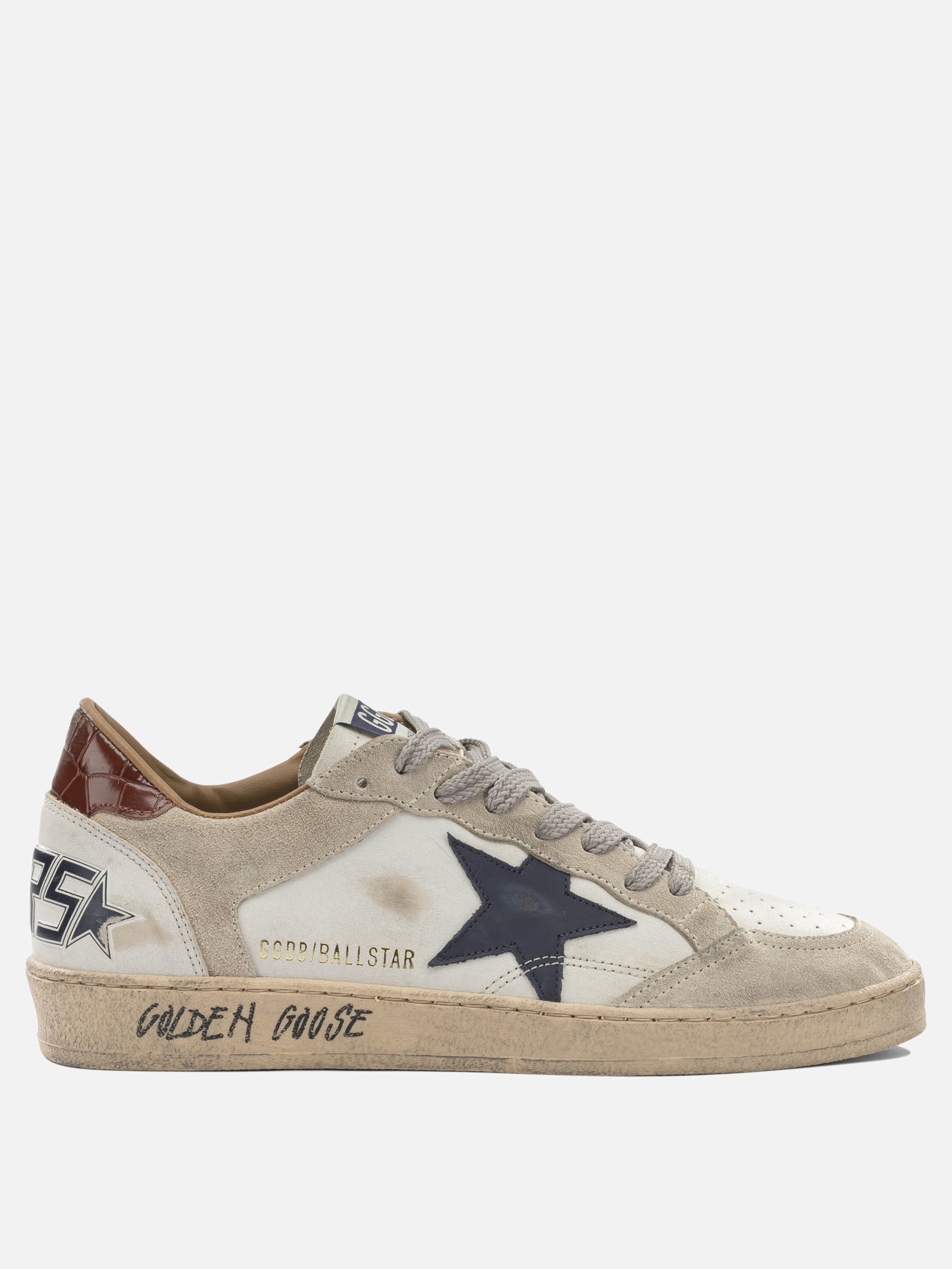 Low top sneakers 72% ovine leather 28% cow leather - 100% rubber  White - Golden Goose Men | PDP | VIETTI Online Store | Zoom-Modal
