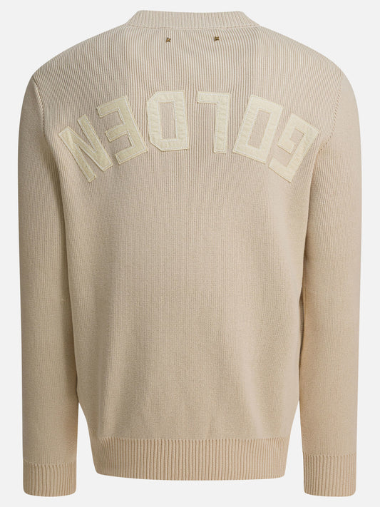 Crewneck sweaters Solid colour  Beige - Golden Goose Men | PLP | VIETTI Online Store | 2
