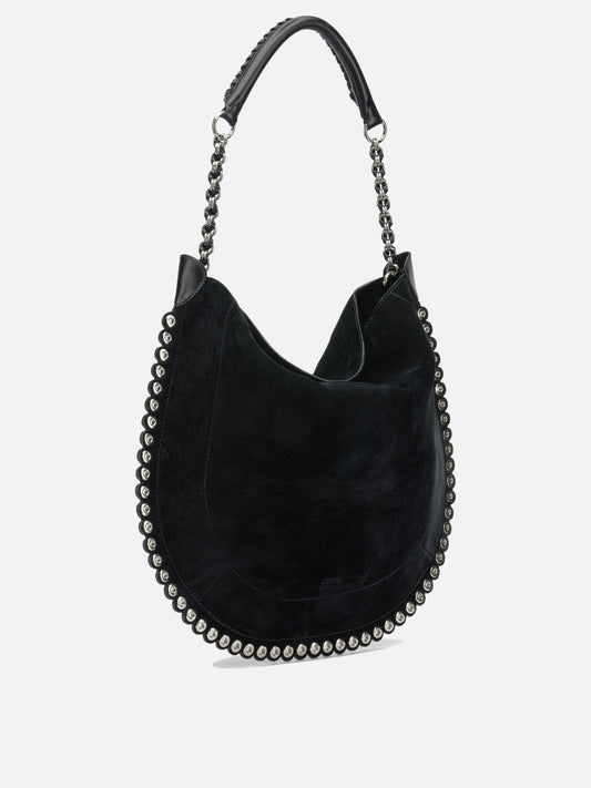 Medium bags 100% calf velvet leather  Black - Isabel Marant Women | PDP | VIETTI Online Store | 2
