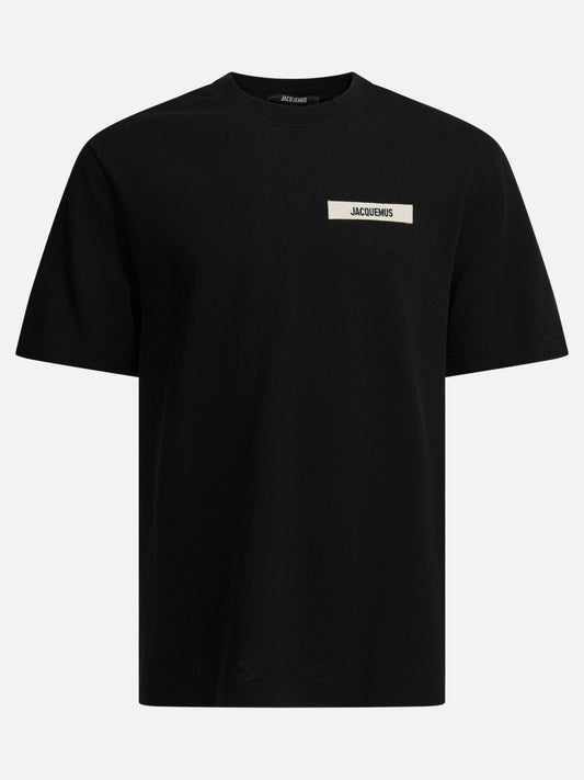 Crewneck t-shirts Logo  Black - Jacquemus Men | PDP | VIETTI Online Store 
