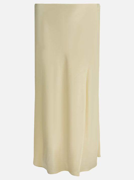 Midi skirts Solid colour  Yellow - Khaite Women | PDP | VIETTI Online Store 

