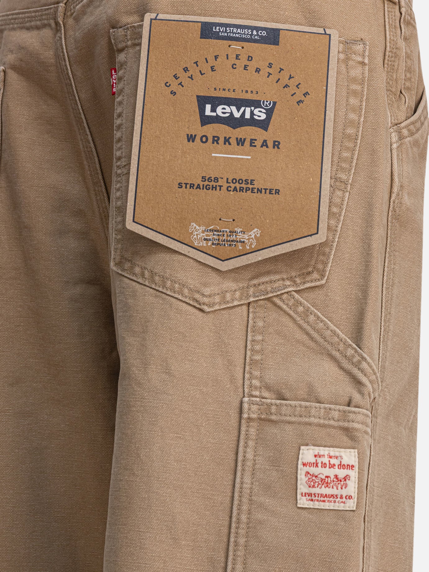 Work pants Solid colour  Beige - Levi&#39;s Men | PDP | VIETTI Online Store | thumbnail_4