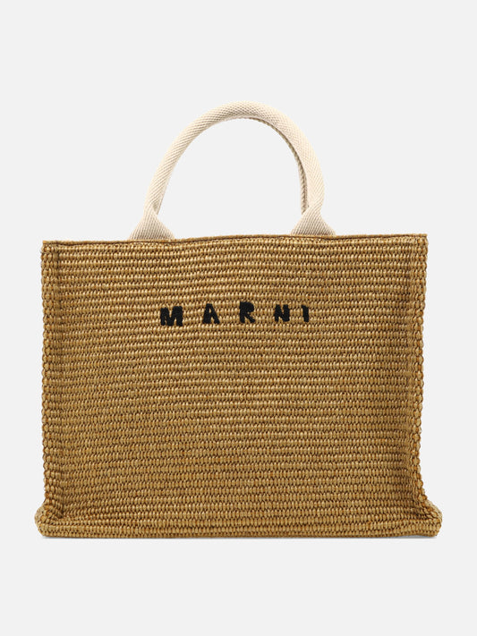 Medium bags Logo  Beige - Marni Women | PLP | VIETTI Online Store 
