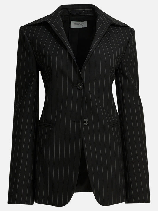 Blazers Pinstriped  Black - Max Mara Sportmax Women | PDP | VIETTI Online Store 
