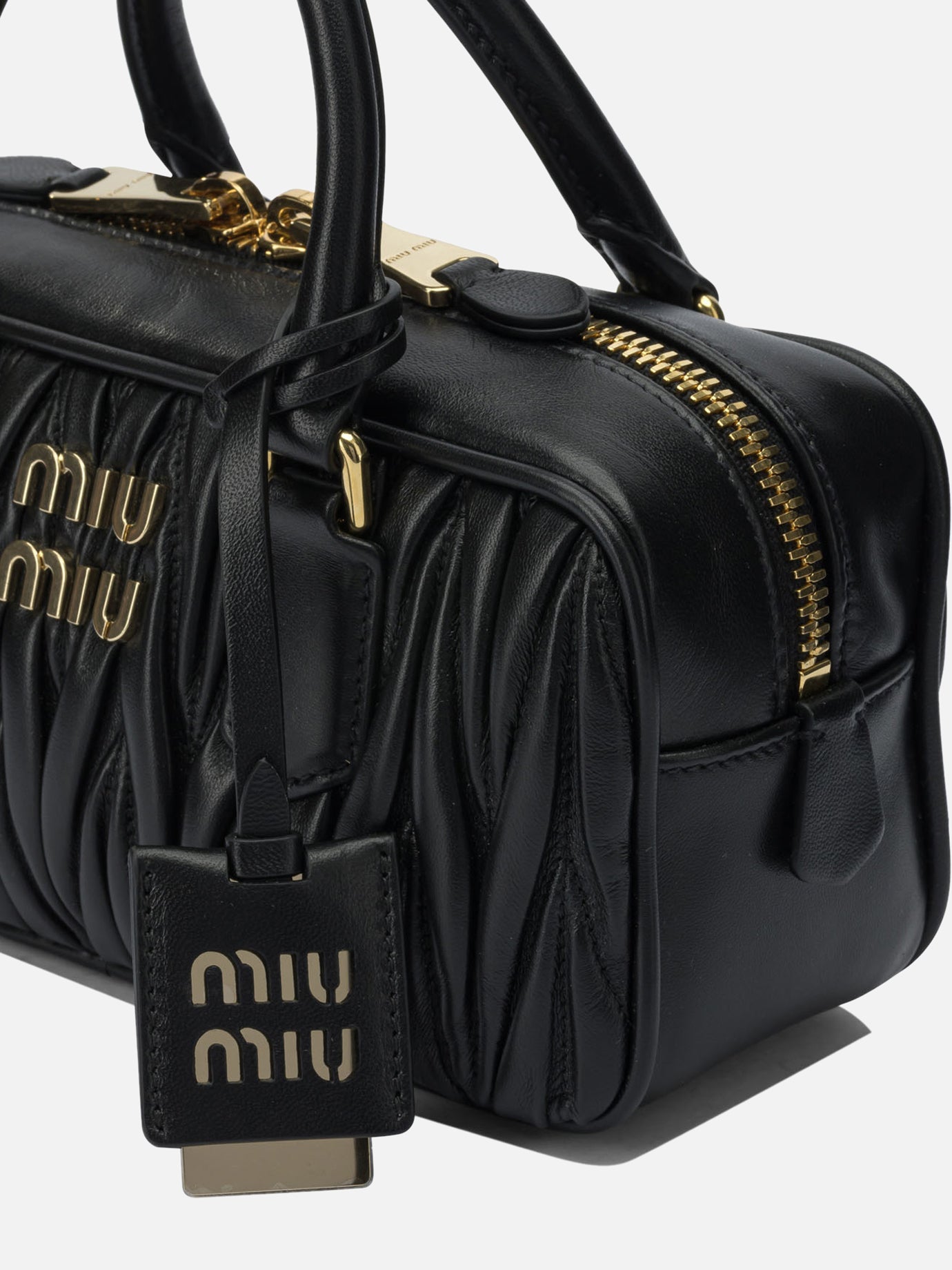 Small bags 100% lamb leather  Black - Miu Miu Women | PDP | VIETTI Online Store | thumbnail_4