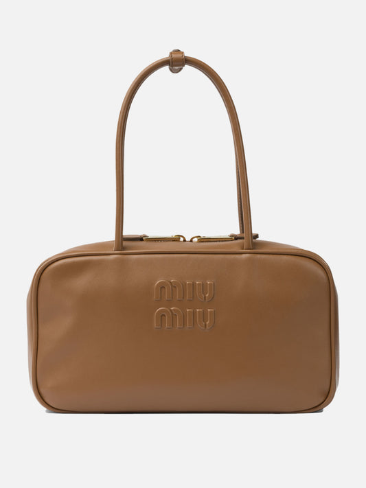 Medium bags 100% calf leather  Brown - Miu Miu Women | PDP | VIETTI Online Store 
