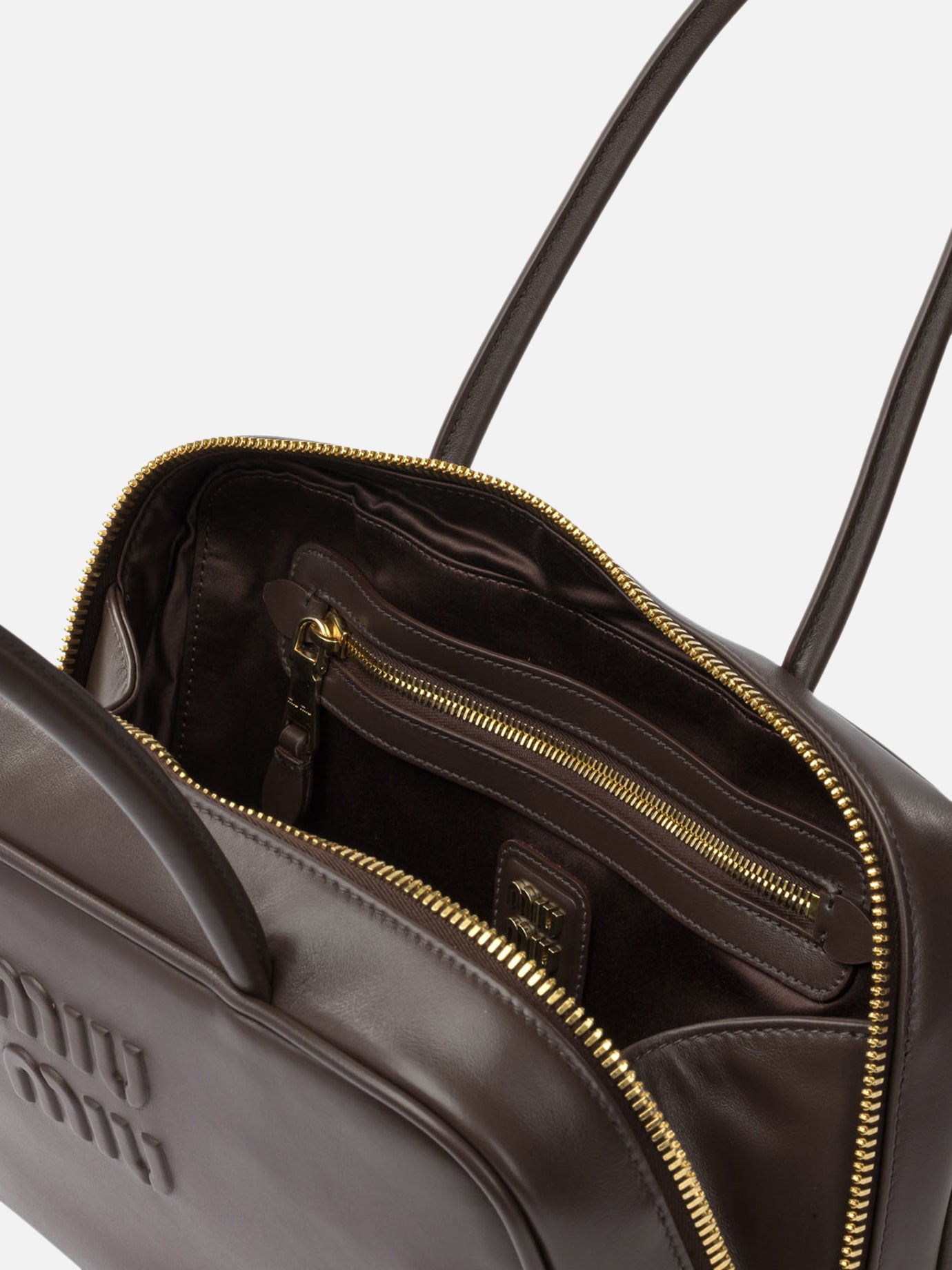 Medium bags 100% calf leather  Brown - Miu Miu Women | PDP | VIETTI Online Store | thumbnail_5