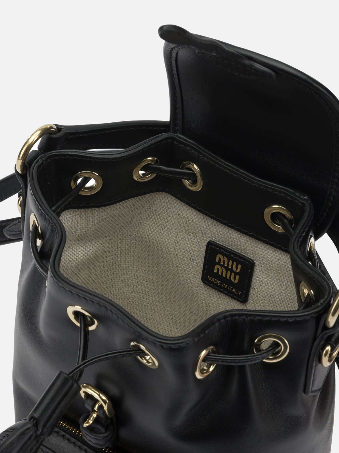 Casual backpacks 100% calf leather  Black - Miu Miu Women | PDP | VIETTI Online Store | thumbnail_5