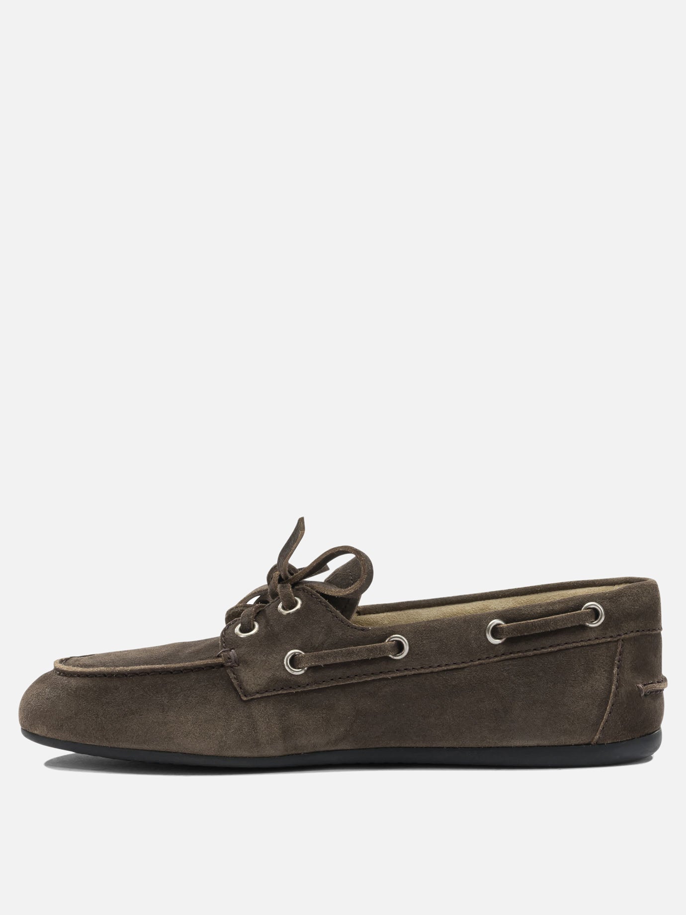 Laced loafers 100% calf leather  Brown - Miu Miu Women | PDP | VIETTI Online Store | Zoom-Modal_3
