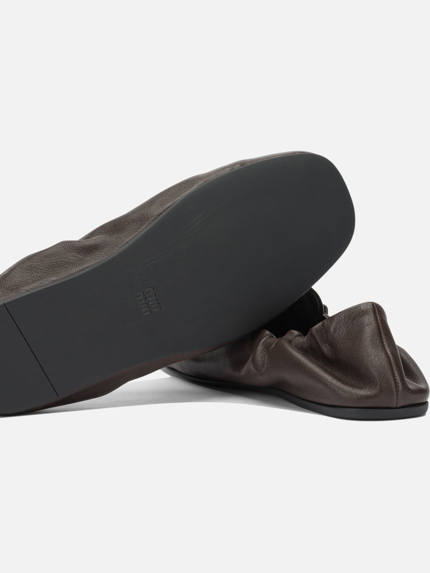 Loafers 100% lamb leather - 100% rubber  Brown - Miu Miu Women | PDP | VIETTI Online Store | thumbnail_5