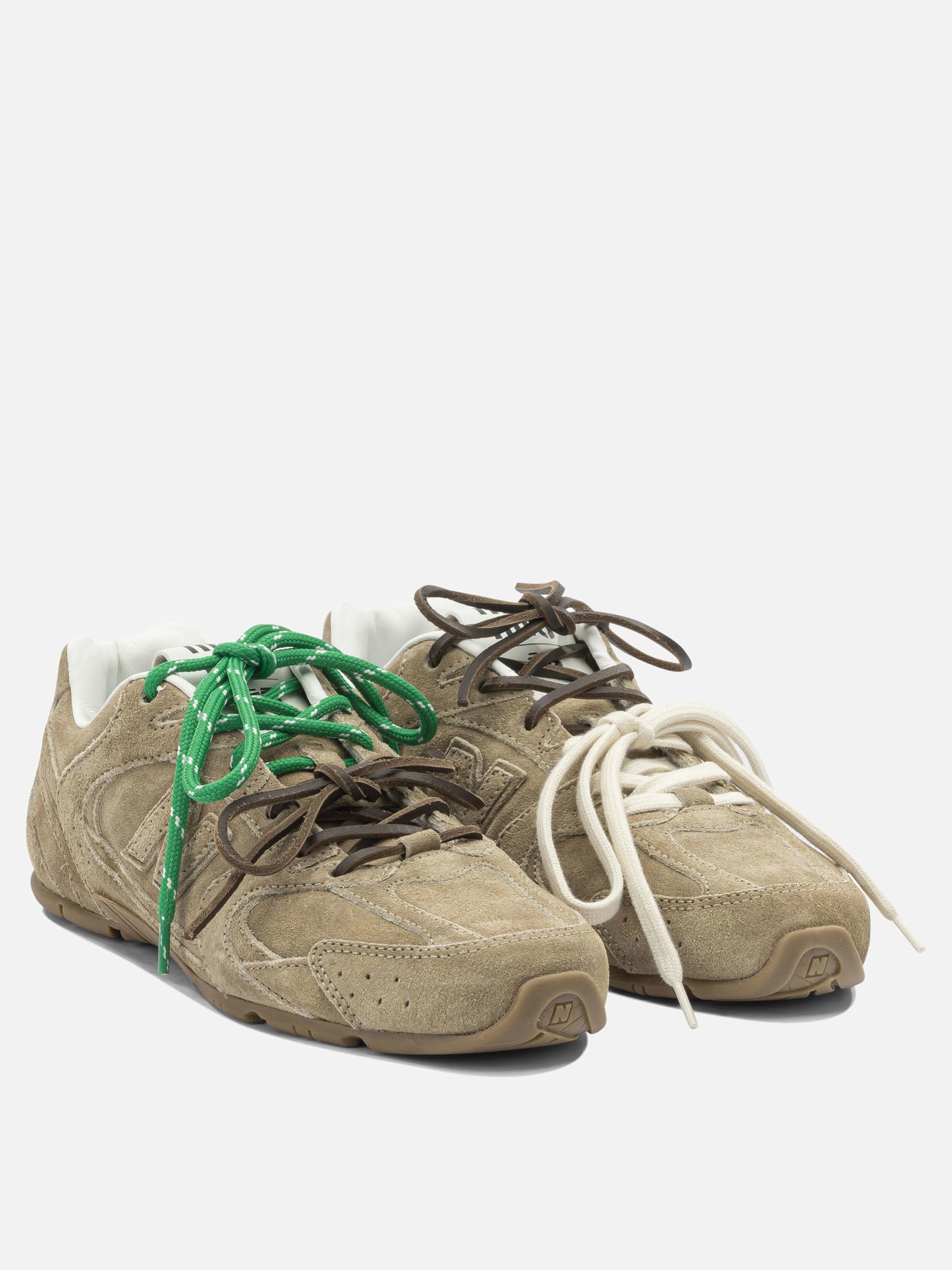 Low top sneakers 100% calf leather  Brown - Miu Miu Women | PDP | VIETTI Online Store | Zoom-Modal_2
