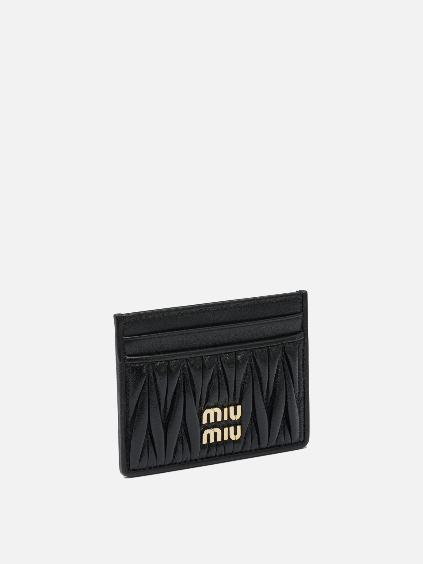 Card holders 100 % calf leather  Black - Miu Miu Women | PDP | VIETTI Online Store | thumbnail_2