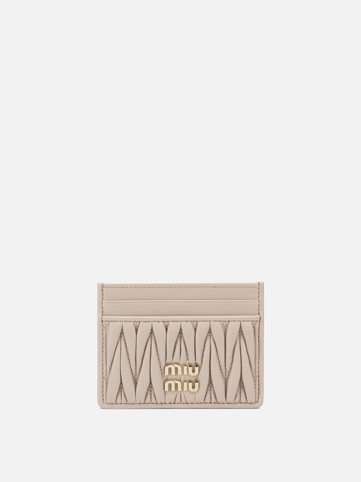 Card holders 100 % calf leather  Pink - Miu Miu Women | PDP | VIETTI Online Store | Zoom-Modal
