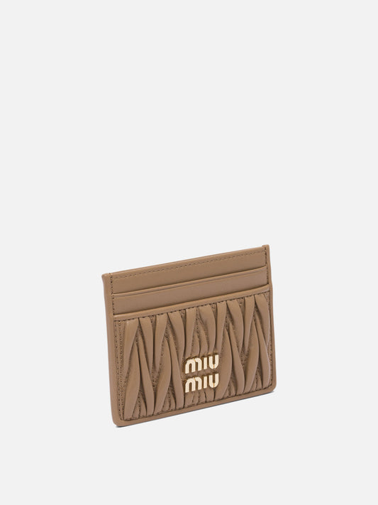 Card holders 100 % calf leather  Brown - Miu Miu Women | PDP | VIETTI Online Store | 2
