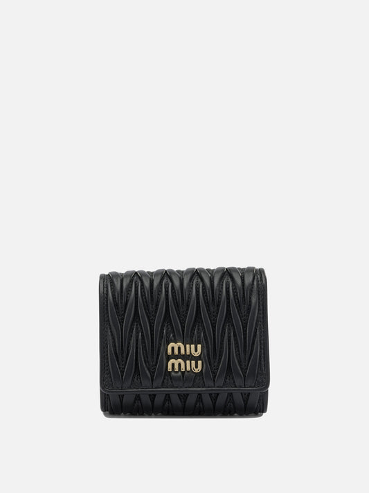 Wallets 100% lamb leather  Black - Miu Miu Women | PDP | VIETTI Online Store 

