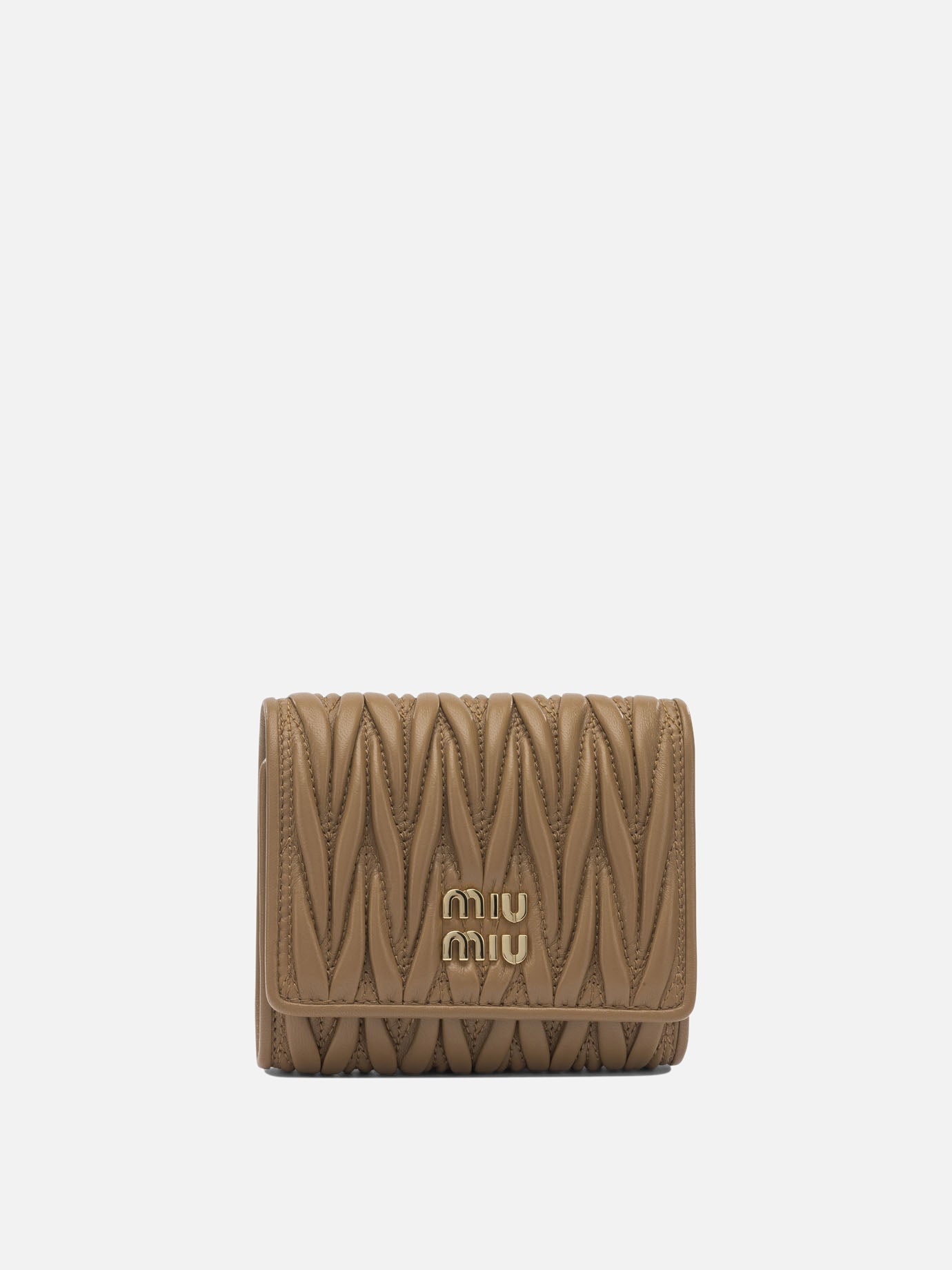Wallets 100% lamb leather  Beige - Miu Miu Women | PDP | VIETTI Online Store | thumbnail