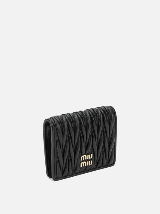 Wallets 100% lamb leather  Black - Miu Miu Women | PDP | VIETTI Online Store | 2
