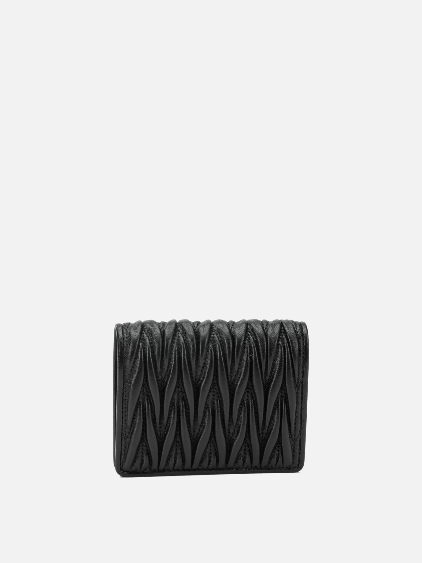 Wallets 100% lamb leather  Black - Miu Miu Women | PDP | VIETTI Online Store | thumbnail_3