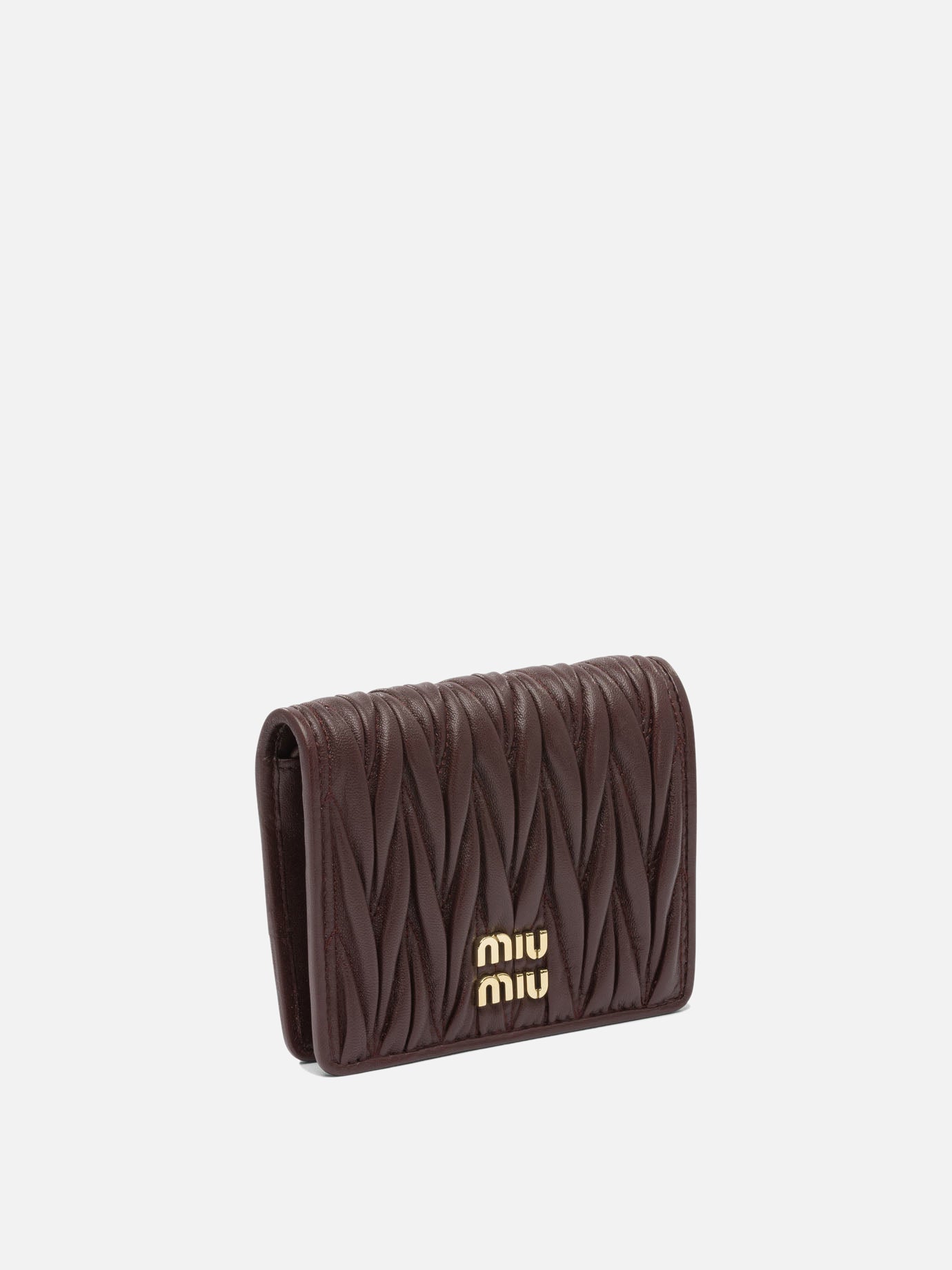 Wallets 100% lamb leather  Bordeaux - Miu Miu Women | PDP | VIETTI Online Store | thumbnail_2