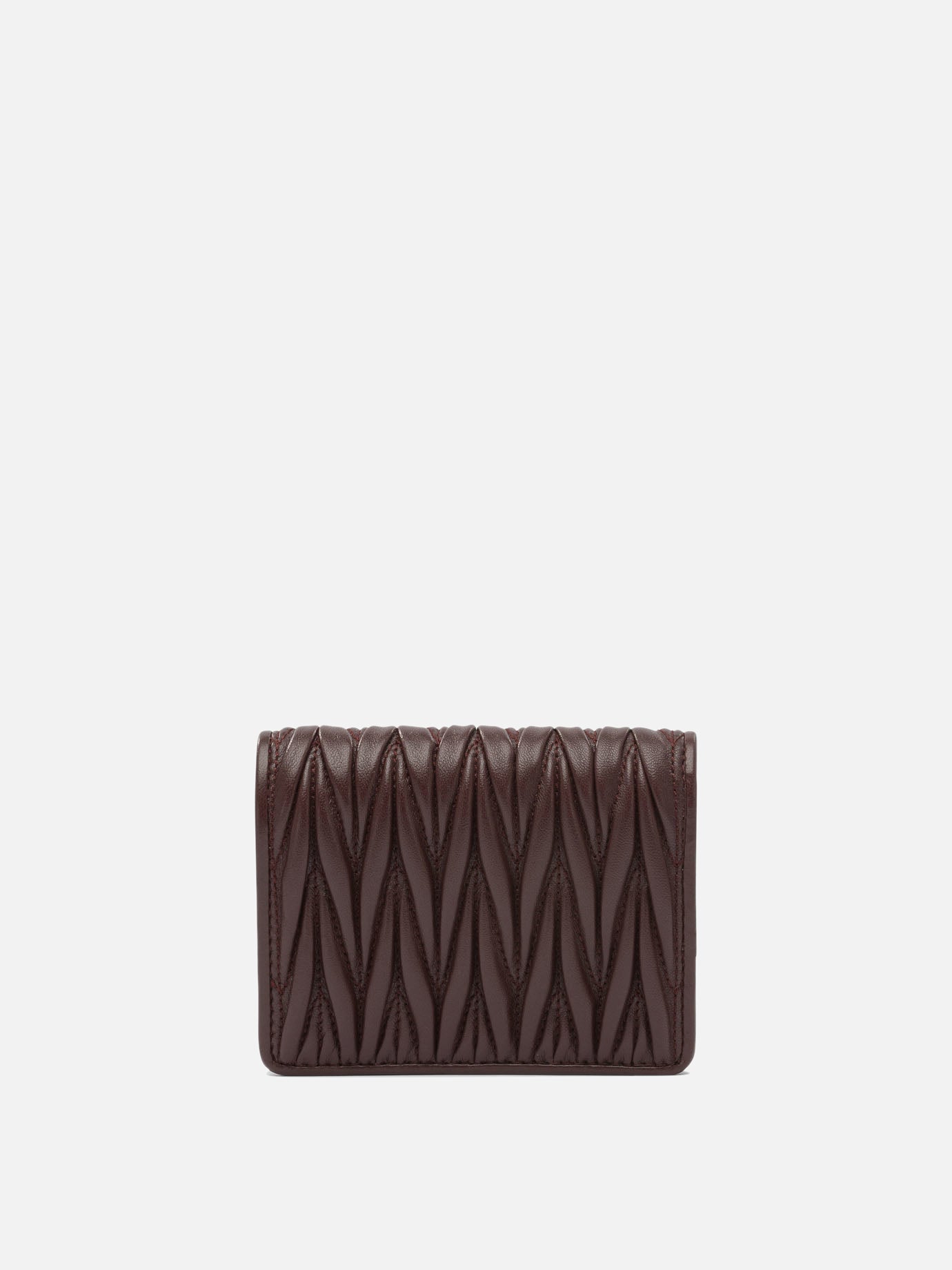 Wallets 100% lamb leather  Bordeaux - Miu Miu Women | PDP | VIETTI Online Store | thumbnail_3
