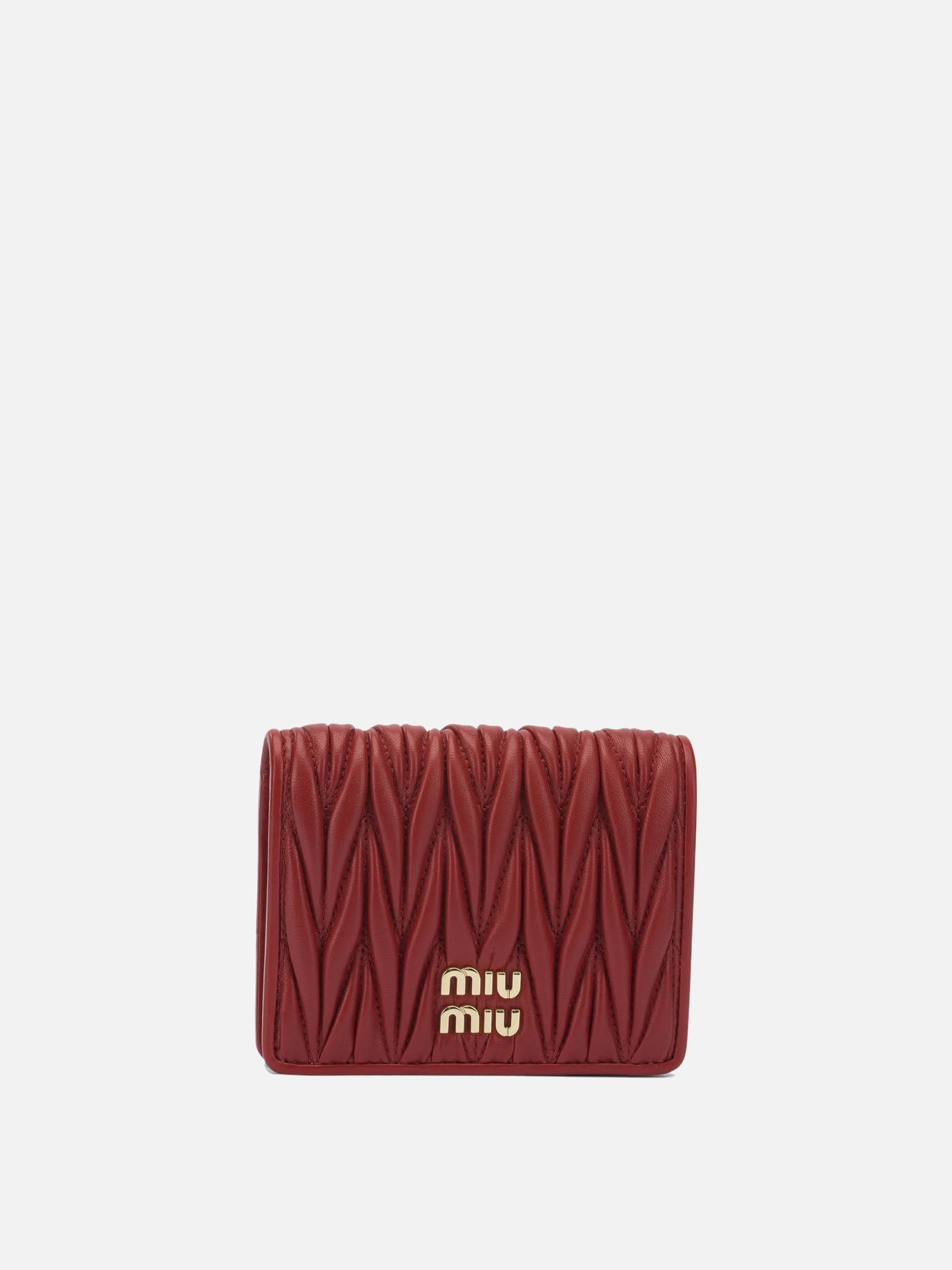 Wallets 100% lamb leather  Red - Miu Miu Women | PDP | VIETTI Online Store | Zoom-Modal
