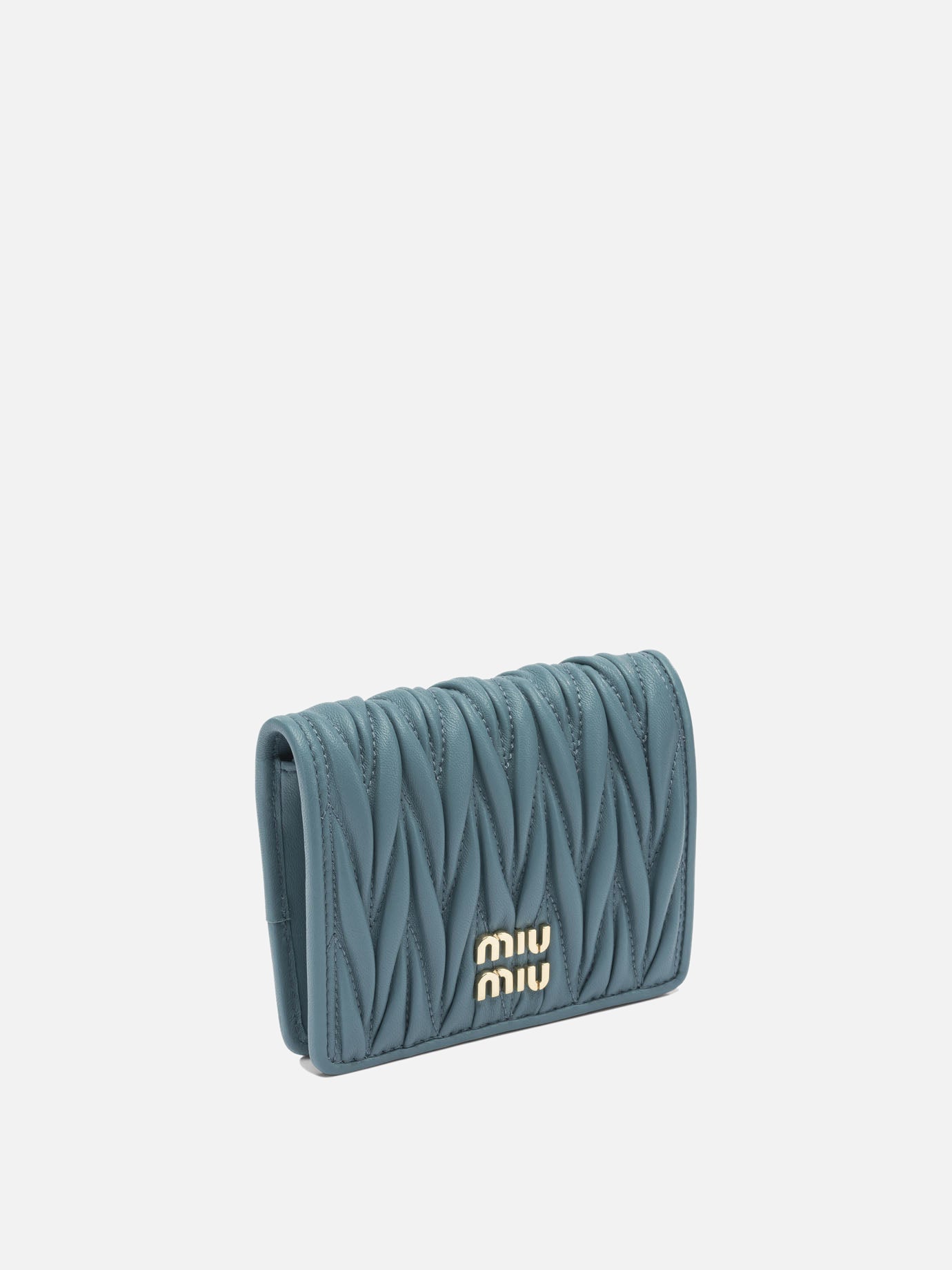 Wallets 100% lamb leather  Blue - Miu Miu Women | PDP | VIETTI Online Store | Zoom-Modal_2
