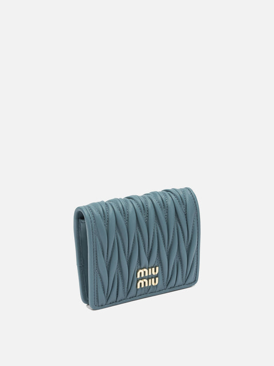 Wallets 100% lamb leather  Blue - Miu Miu Women | PDP | VIETTI Online Store | 2

