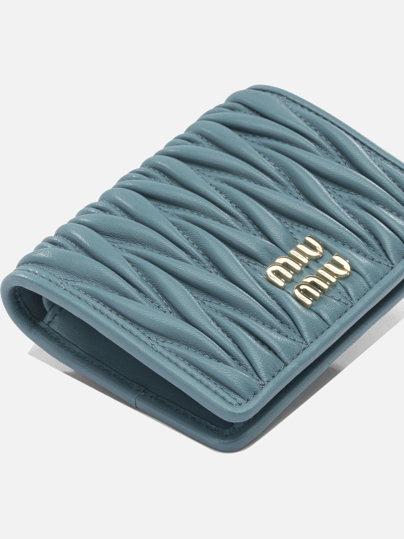 Wallets 100% lamb leather  Blue - Miu Miu Women | PDP | VIETTI Online Store | thumbnail_4