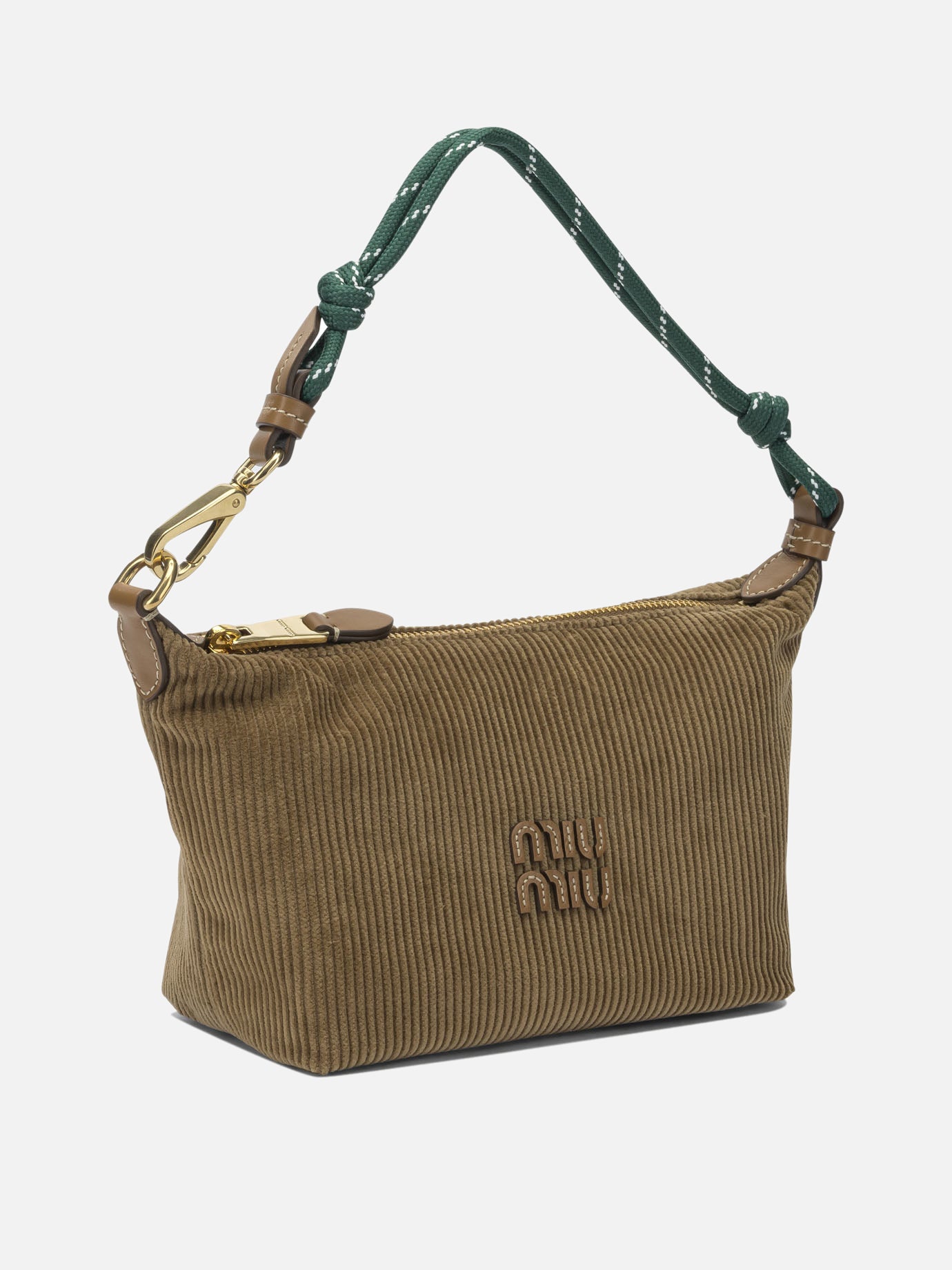 Small bags 100% cotton  Brown - Miu Miu Women | PDP | VIETTI Online Store | Zoom-Modal_2
