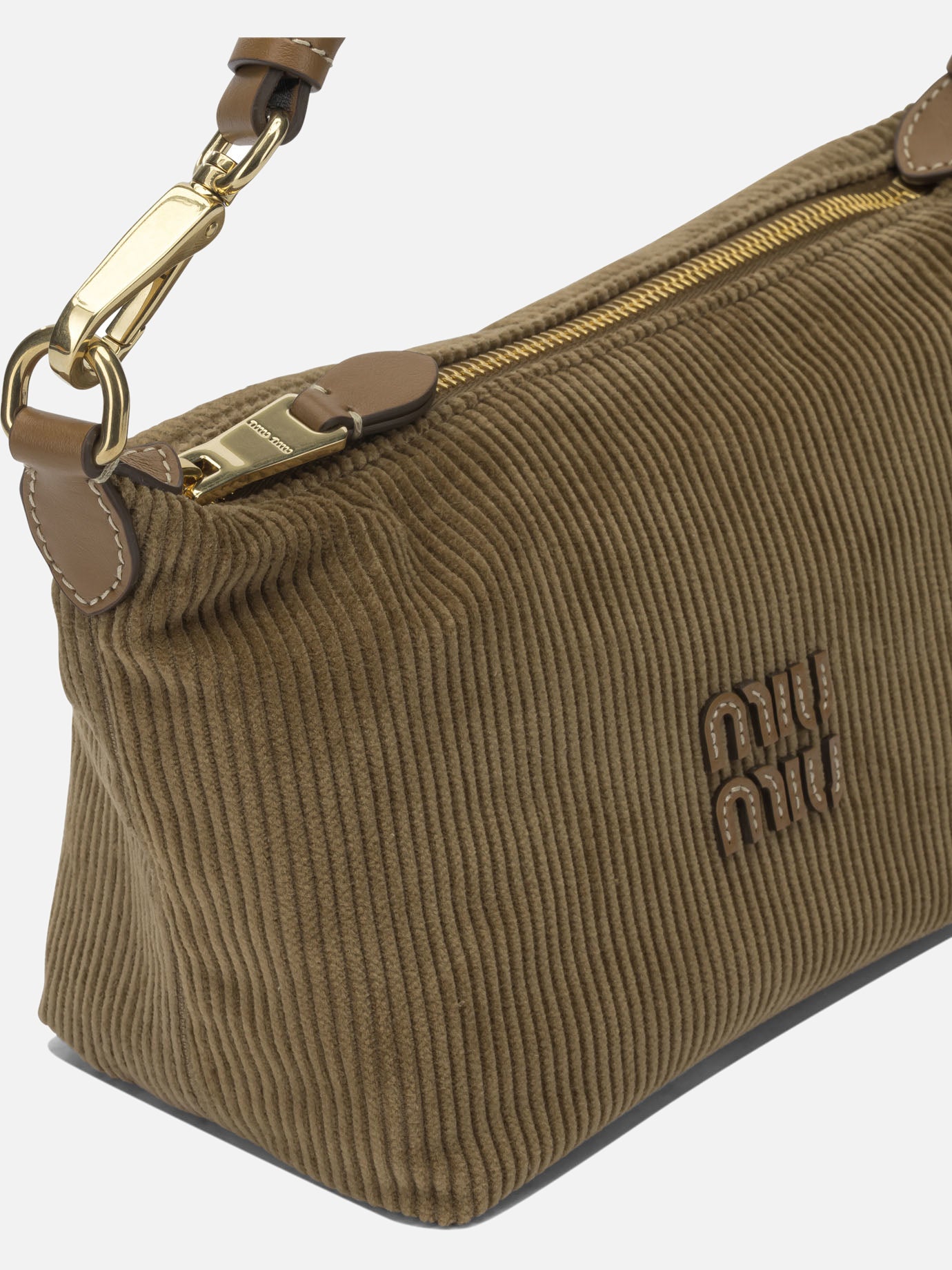 Small bags 100% cotton  Brown - Miu Miu Women | PDP | VIETTI Online Store | thumbnail_4
