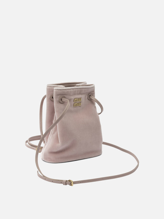 Mini bags 100% cotton - 100% lamb leather  Pink - Miu Miu Women | PLP | VIETTI Online Store | 2

