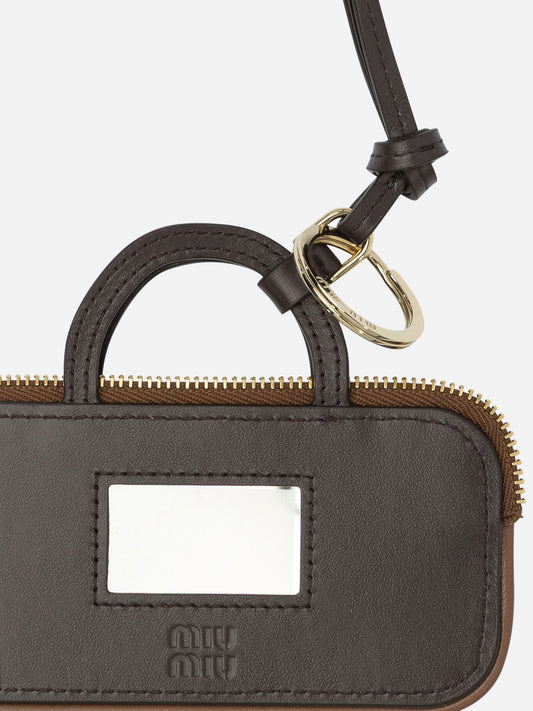 Charms 100% calf leather  Brown - Miu Miu Women | PDP | VIETTI Online Store | 2
