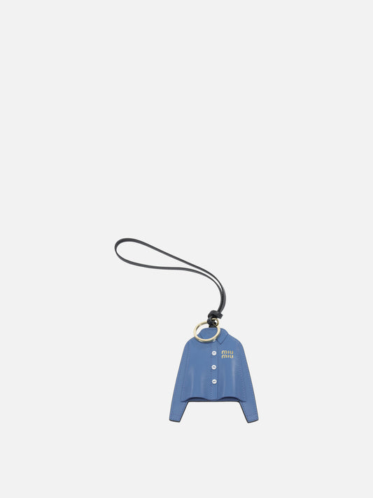 Charms 100% calf leather  Blue - Miu Miu Women | PDP | VIETTI Online Store 
