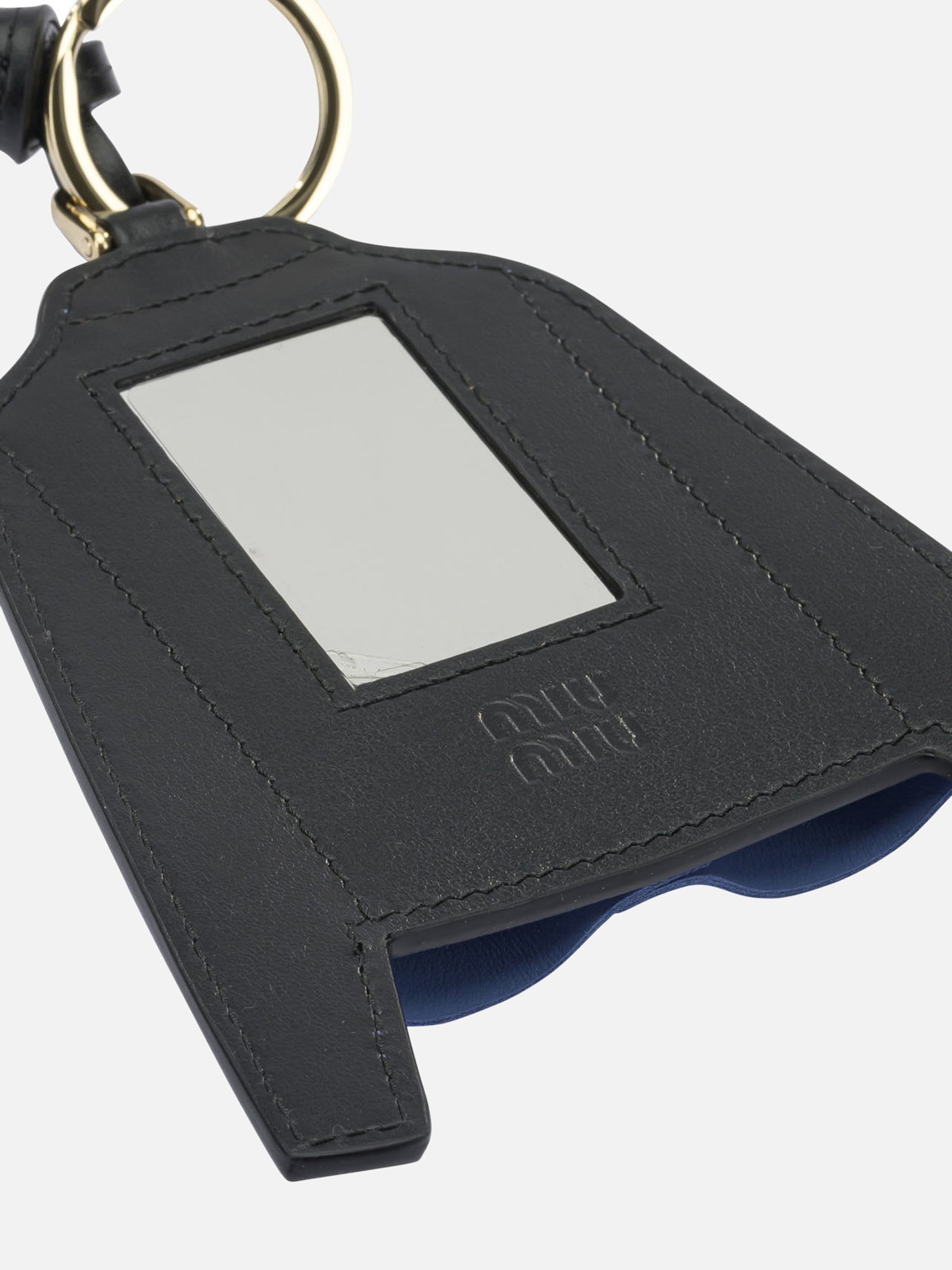 Charms 100% calf leather  Blue - Miu Miu Women | PDP | VIETTI Online Store | Zoom-Modal_2
