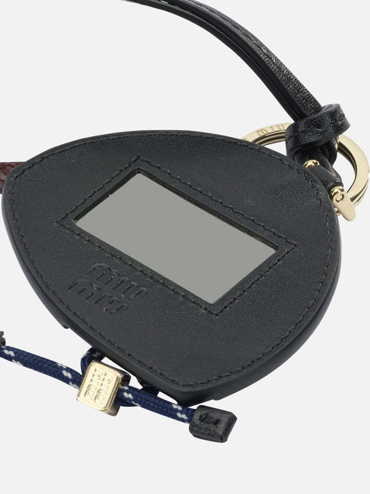 Charms 100% stell - 100% calf leather  Bordeaux - Miu Miu Women | PDP | VIETTI Online Store | 2
