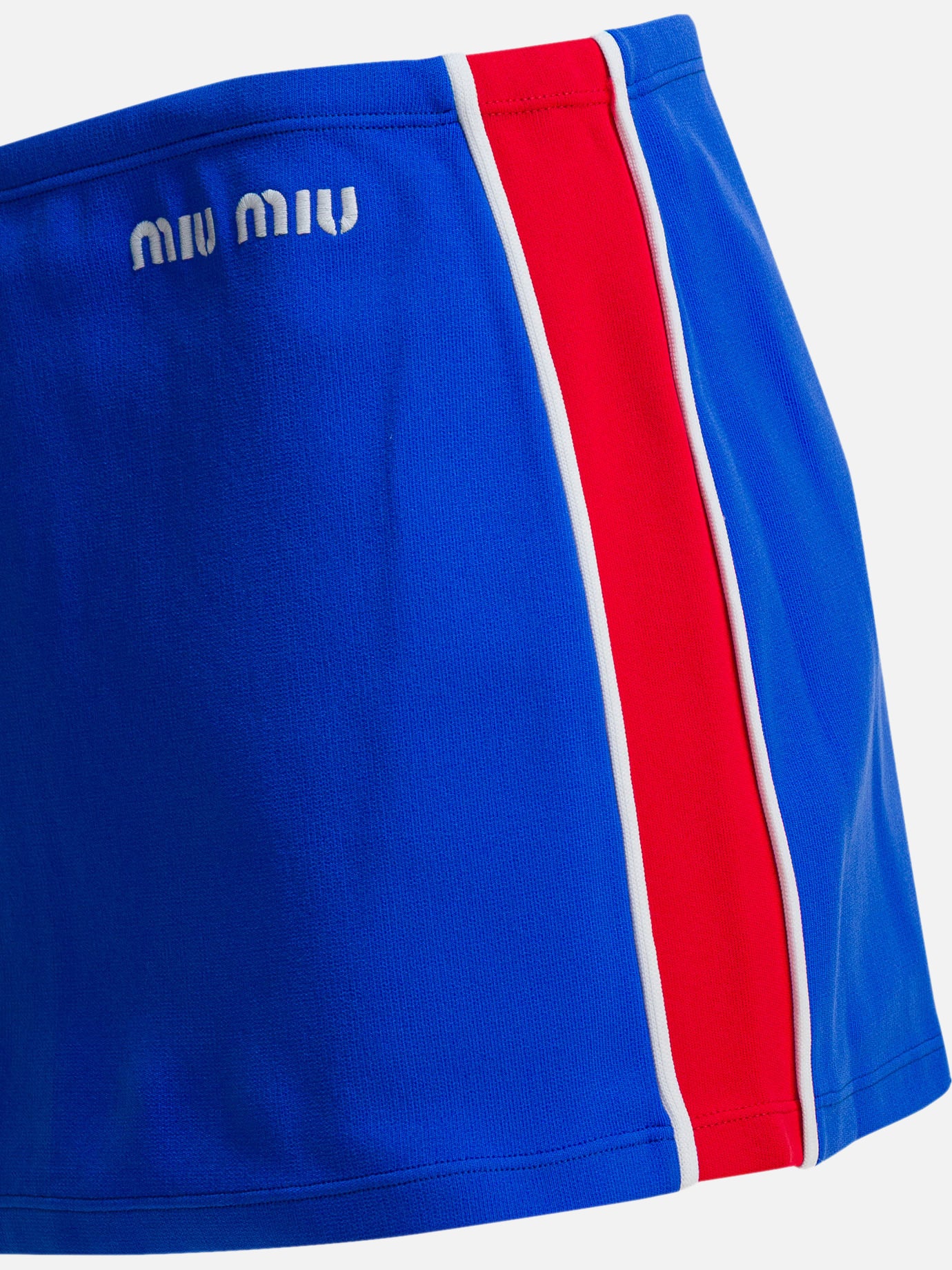 Miniskirts Logo  Blue - Miu Miu Women | PDP | VIETTI Online Store | Zoom-Modal_3
