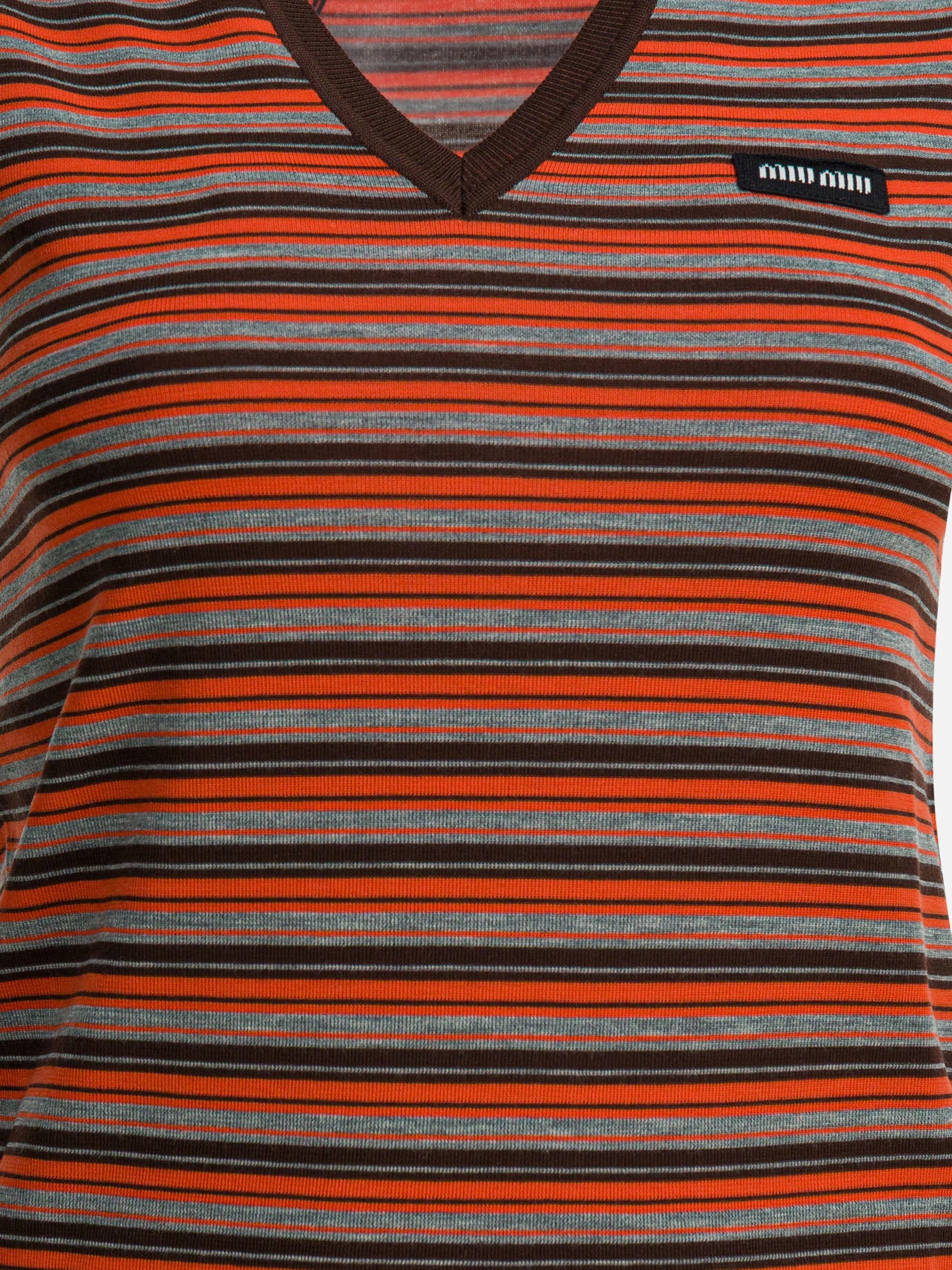 Vests Striped  Orange - Miu Miu Women | PDP | VIETTI Online Store | thumbnail_3