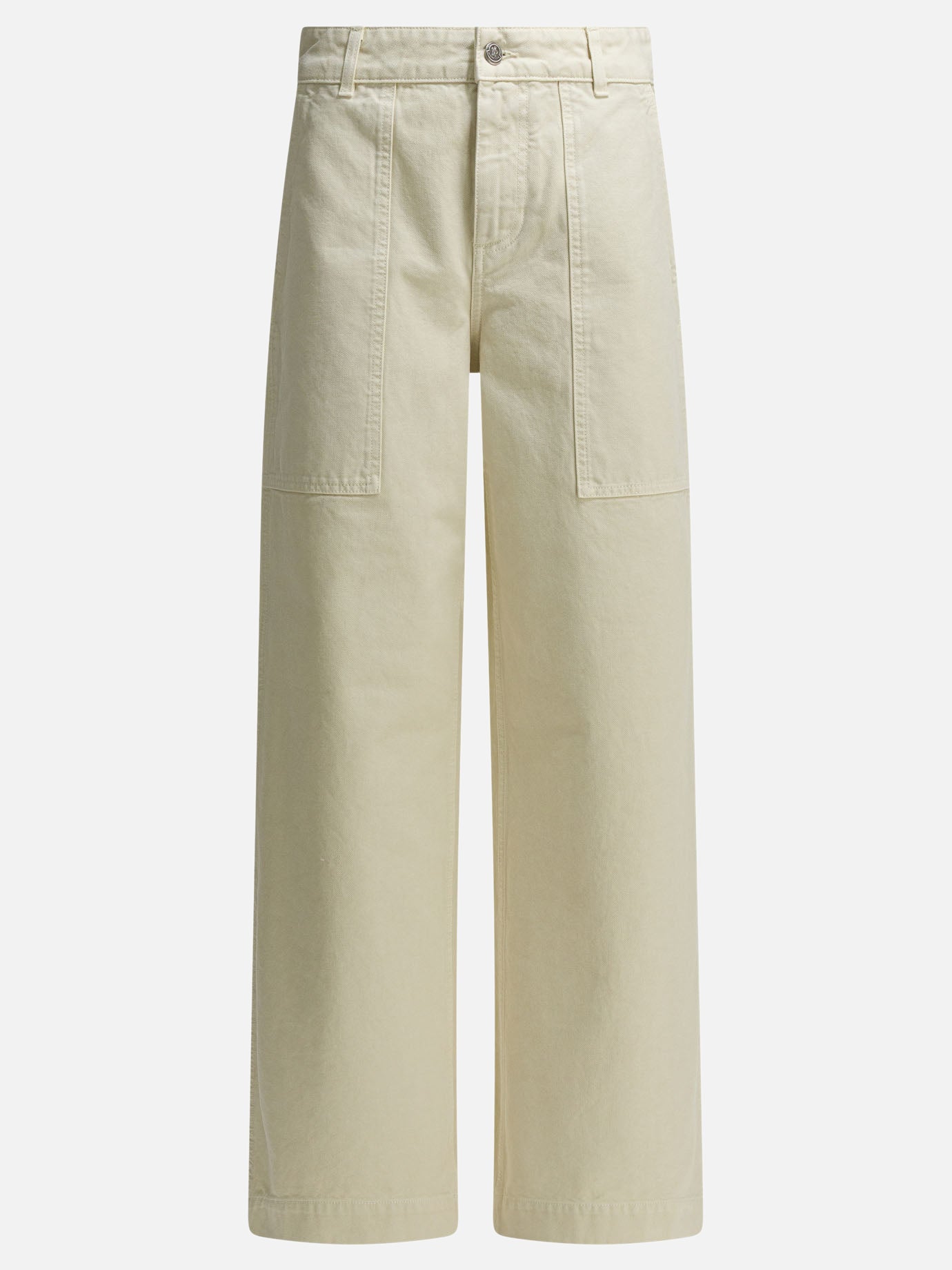 Leisure trousers Solid colour  Beige - Moncler Women | PDP | VIETTI Online Store | thumbnail