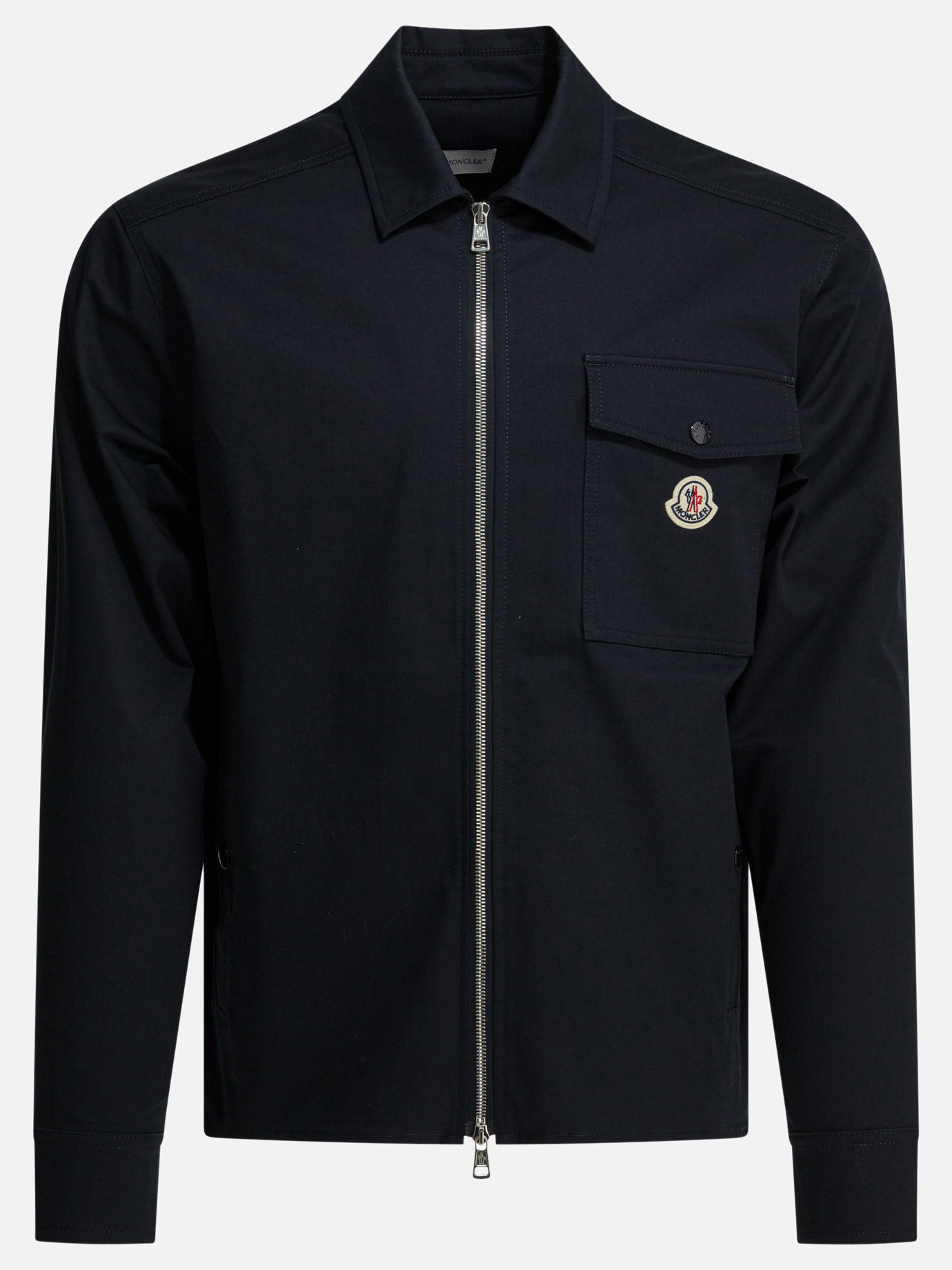 Overshirt jackets Logo  Blue - Moncler Men | PDP | VIETTI Online Store | Zoom-Modal
