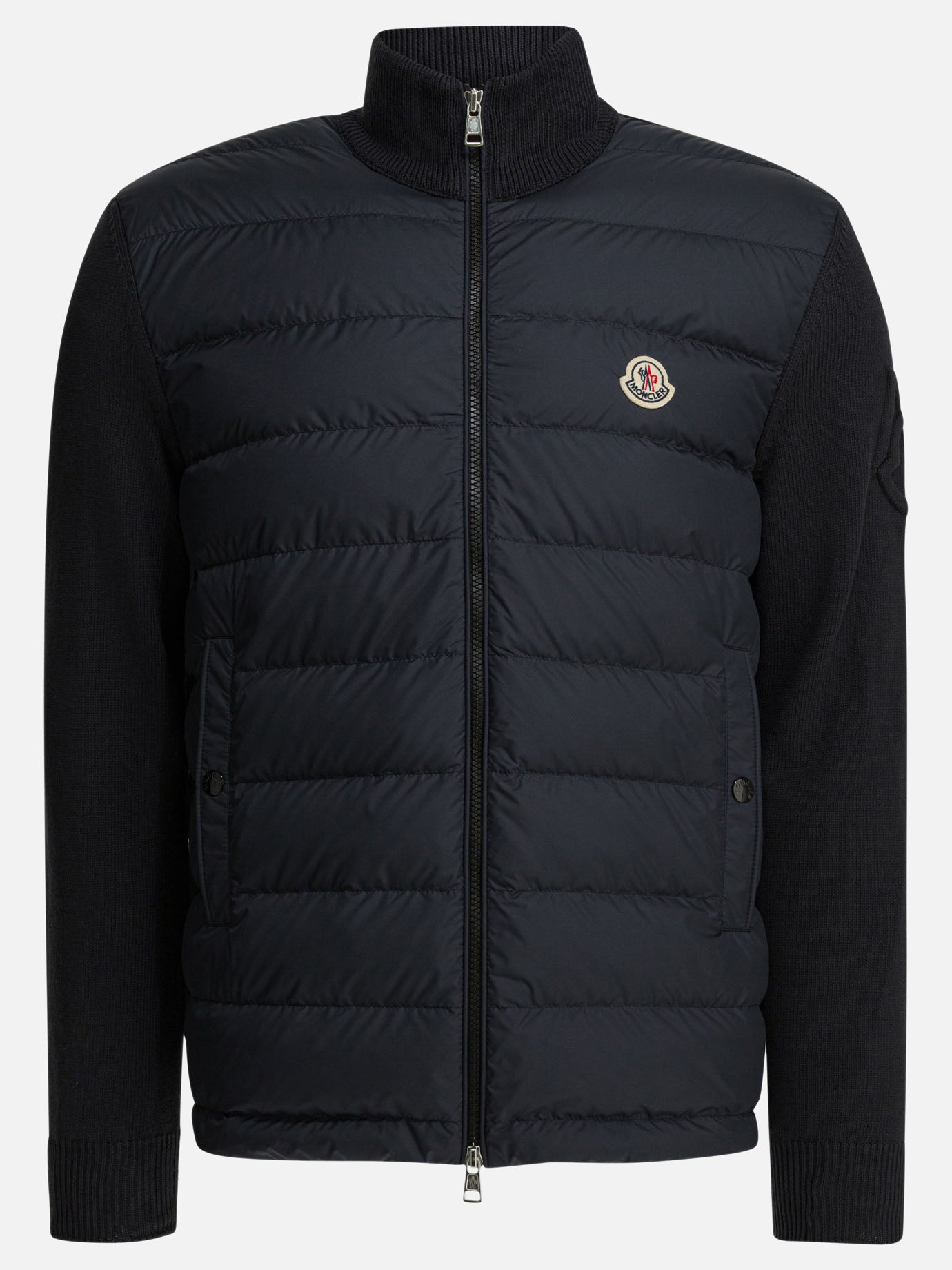 Down jackets Logo  Blue - Moncler Men | PDP | VIETTI Online Store | Zoom-Modal
