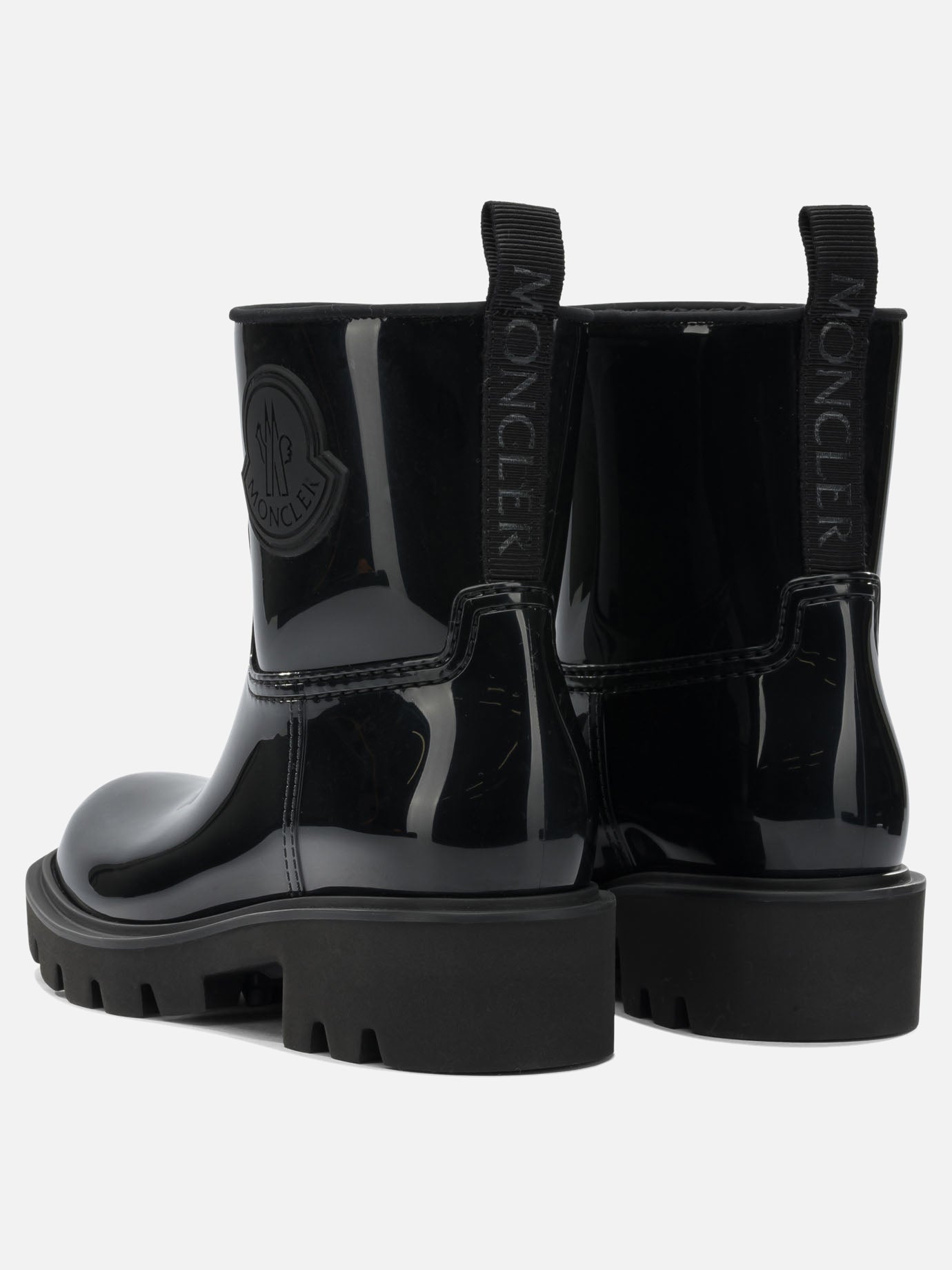 Rain boots 100% polyamide - 100% rubber  Black - Moncler Women | PDP | VIETTI Online Store | thumbnail_4