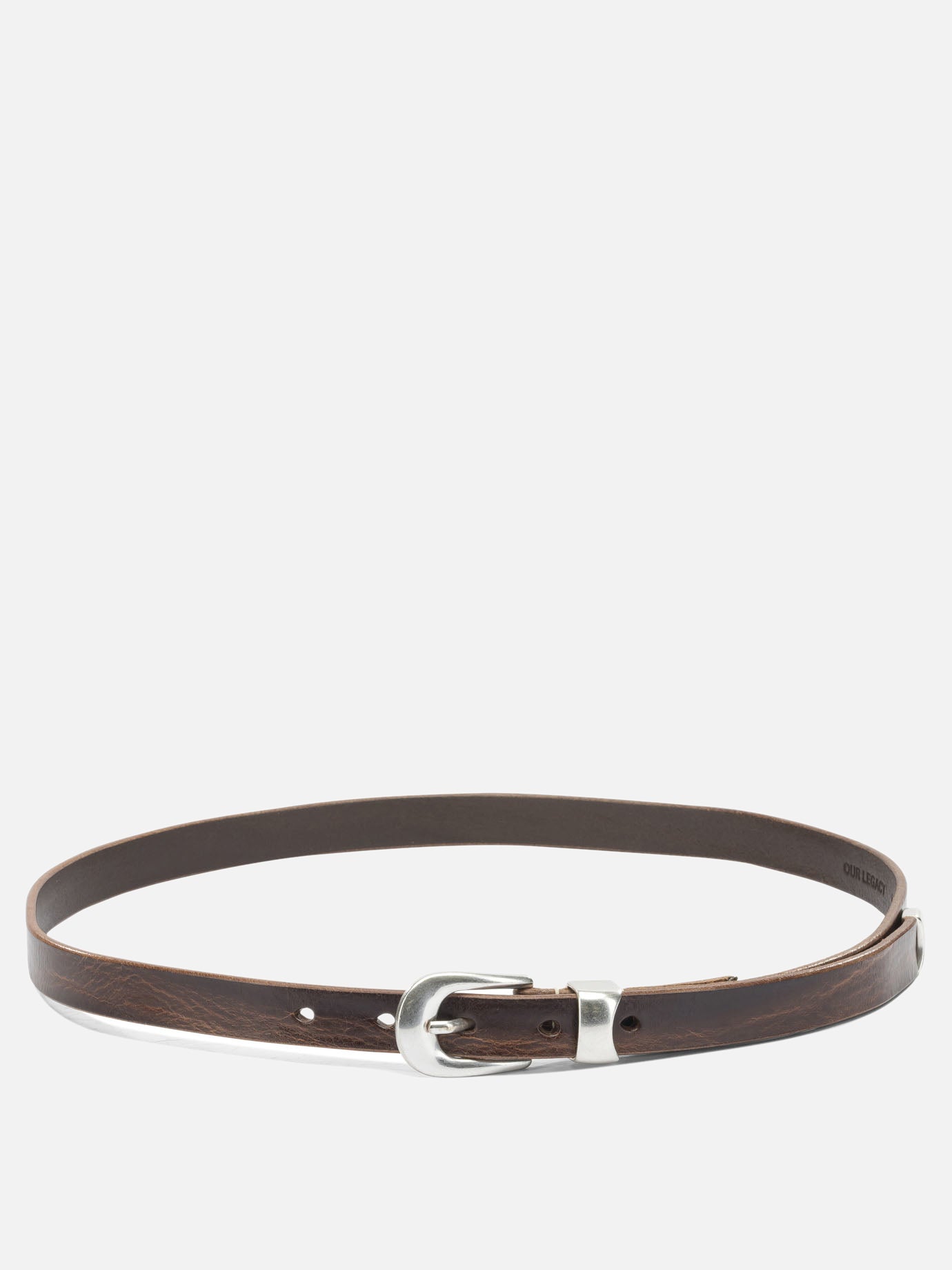 Leather belts 100% leather  Brown - Our Legacy Men | PDP | VIETTI Online Store | Zoom-Modal
