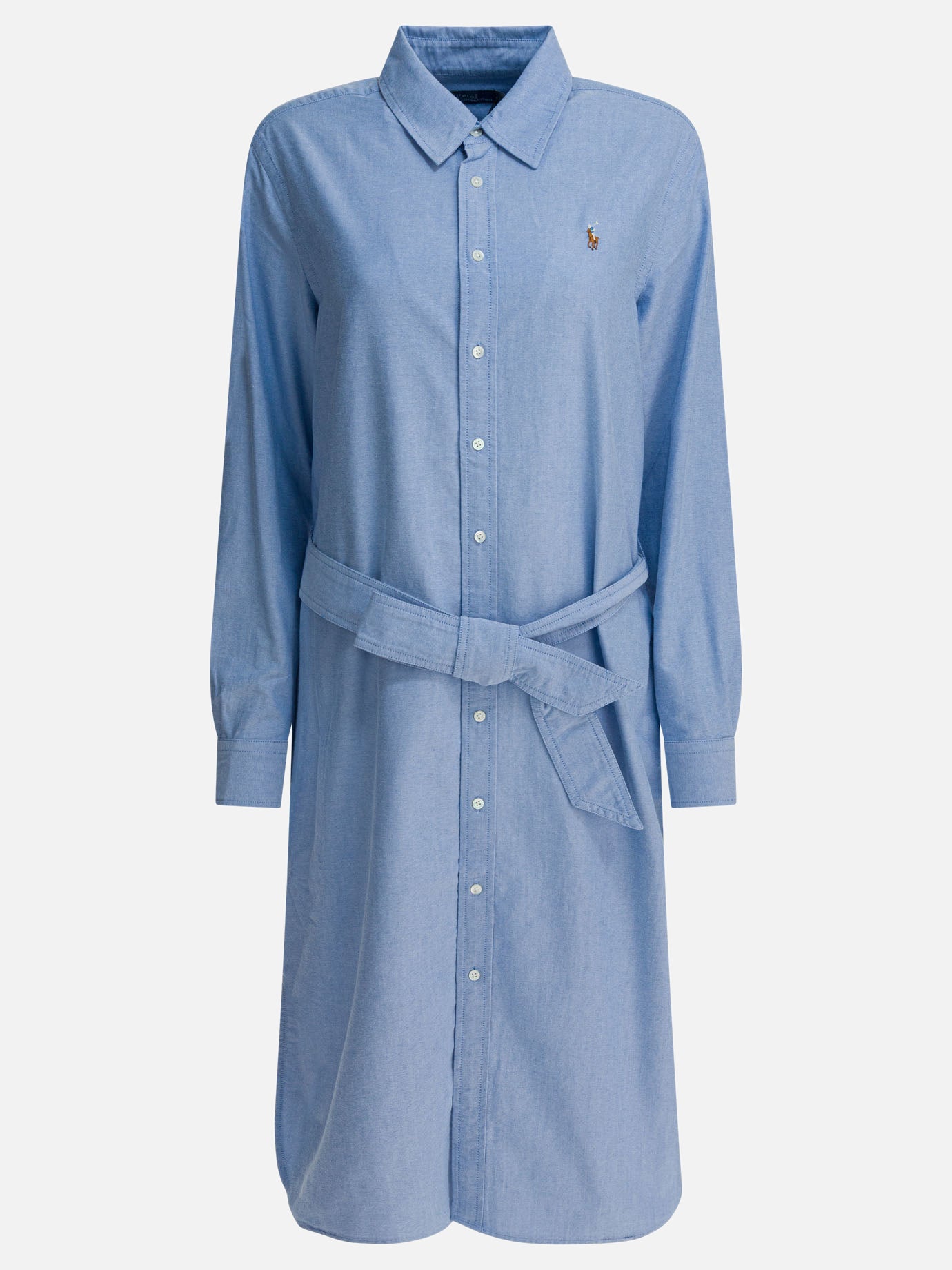 Midi dresses Logo  Blue - Polo Ralph Lauren Women | PDP | VIETTI Online Store | Zoom-Modal
