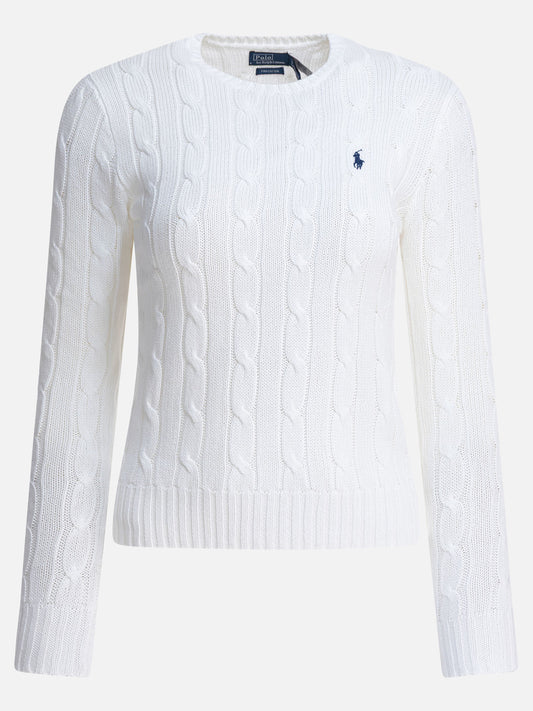Crewneck sweaters Logo  White - Polo Ralph Lauren Women | PLP | VIETTI Online Store 

