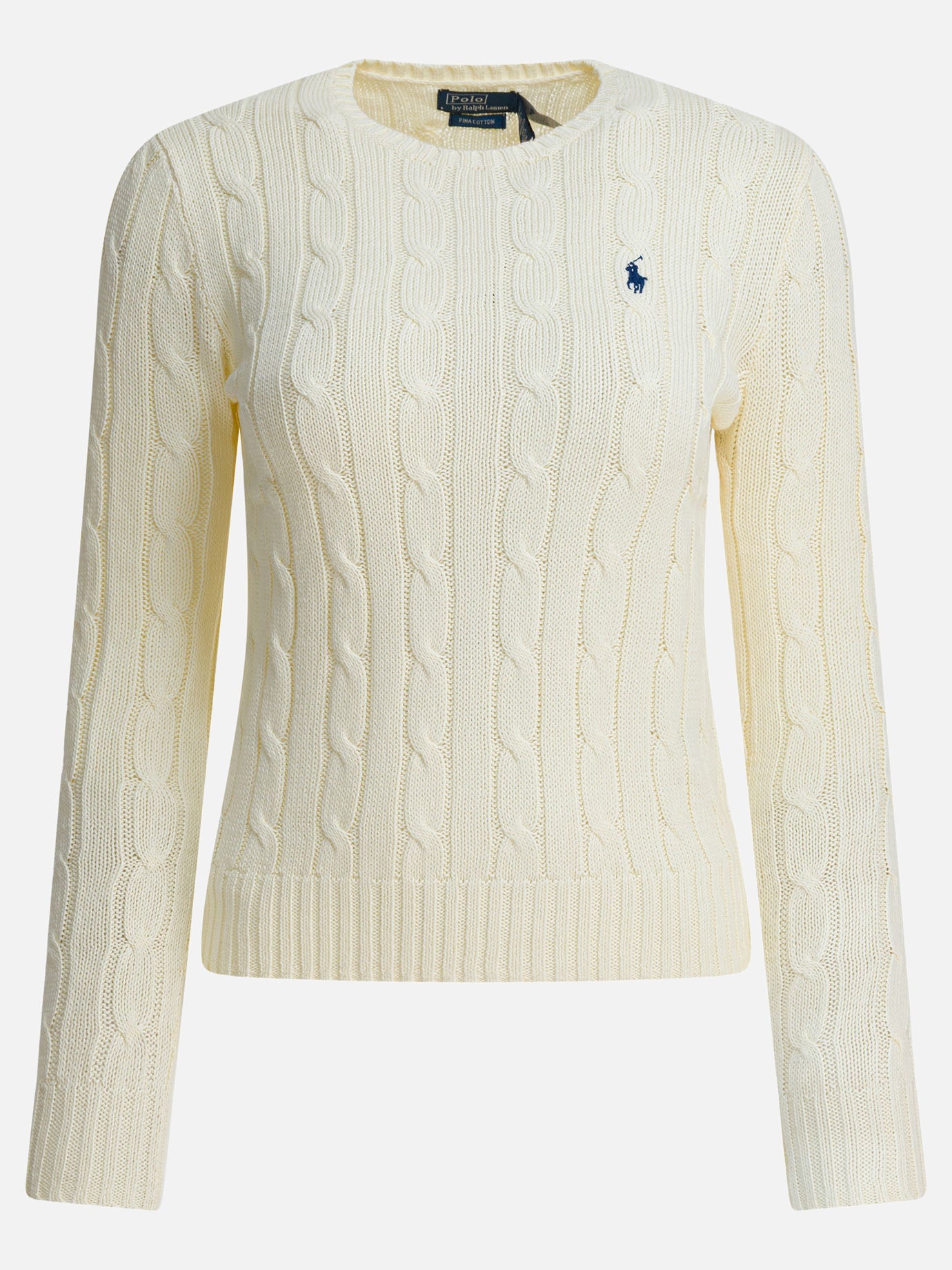 Crewneck sweaters Logo  White - Polo Ralph Lauren Women | PDP | VIETTI Online Store | thumbnail