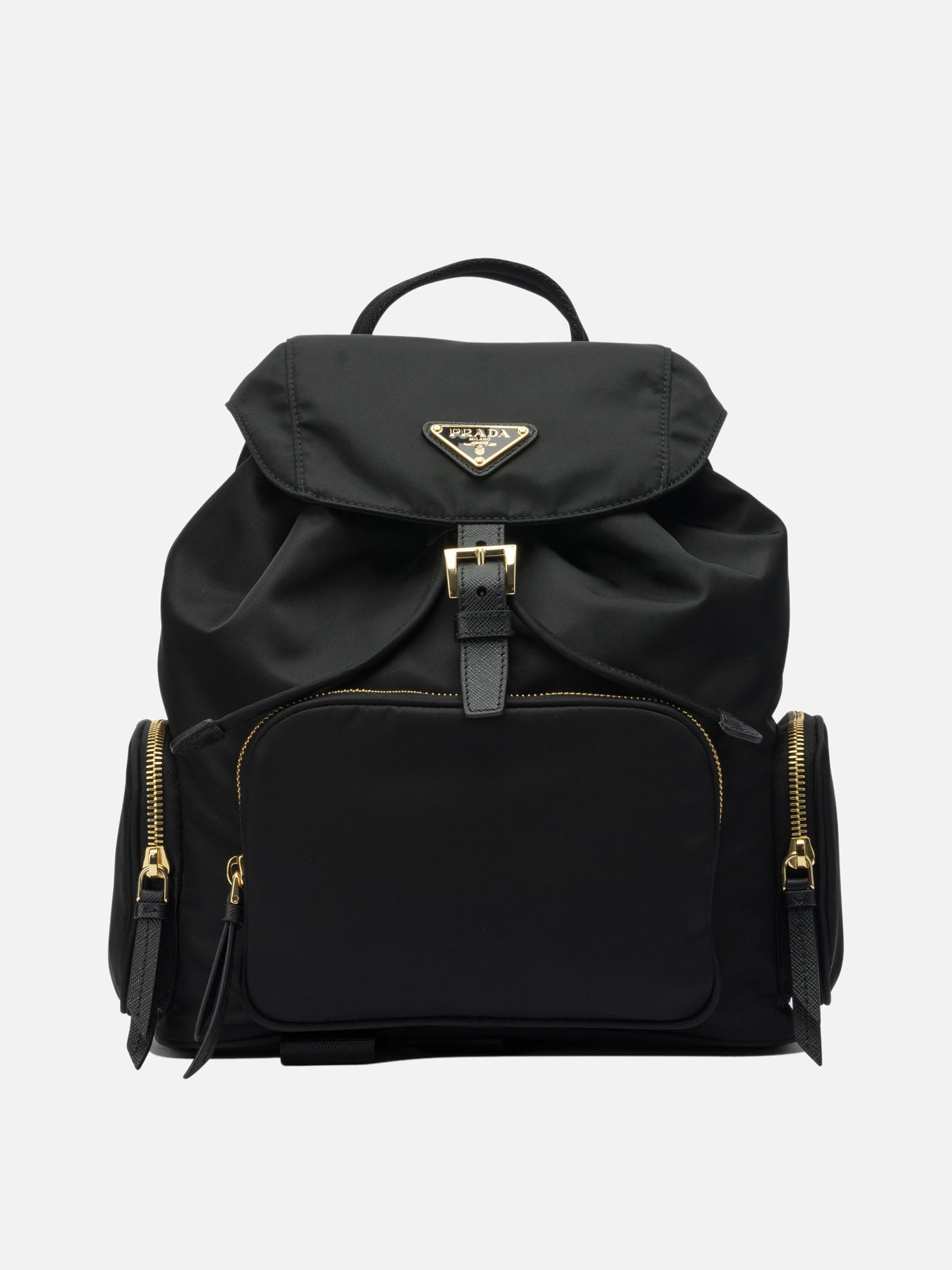 Casual backpacks 100% recycled polyamide  Black - Prada Women | PDP | VIETTI Online Store | Zoom-Modal

