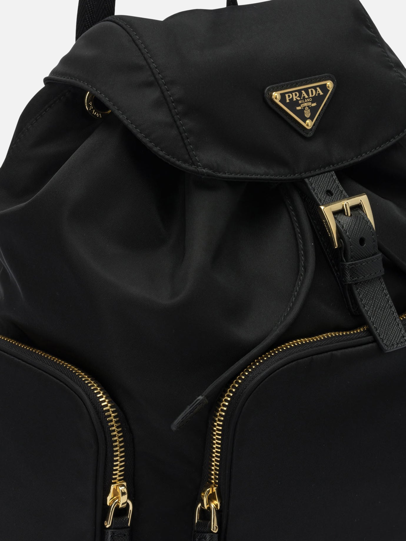 Casual backpacks 100% recycled polyamide  Black - Prada Women | PDP | VIETTI Online Store | thumbnail_4
