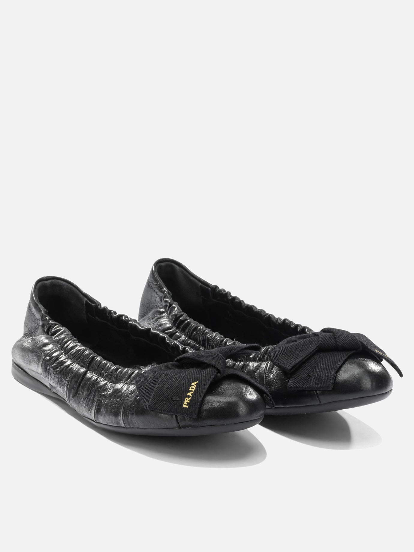 Classic ballet flats 100%calf leather  Black - Prada Women | PDP | VIETTI Online Store | thumbnail_2